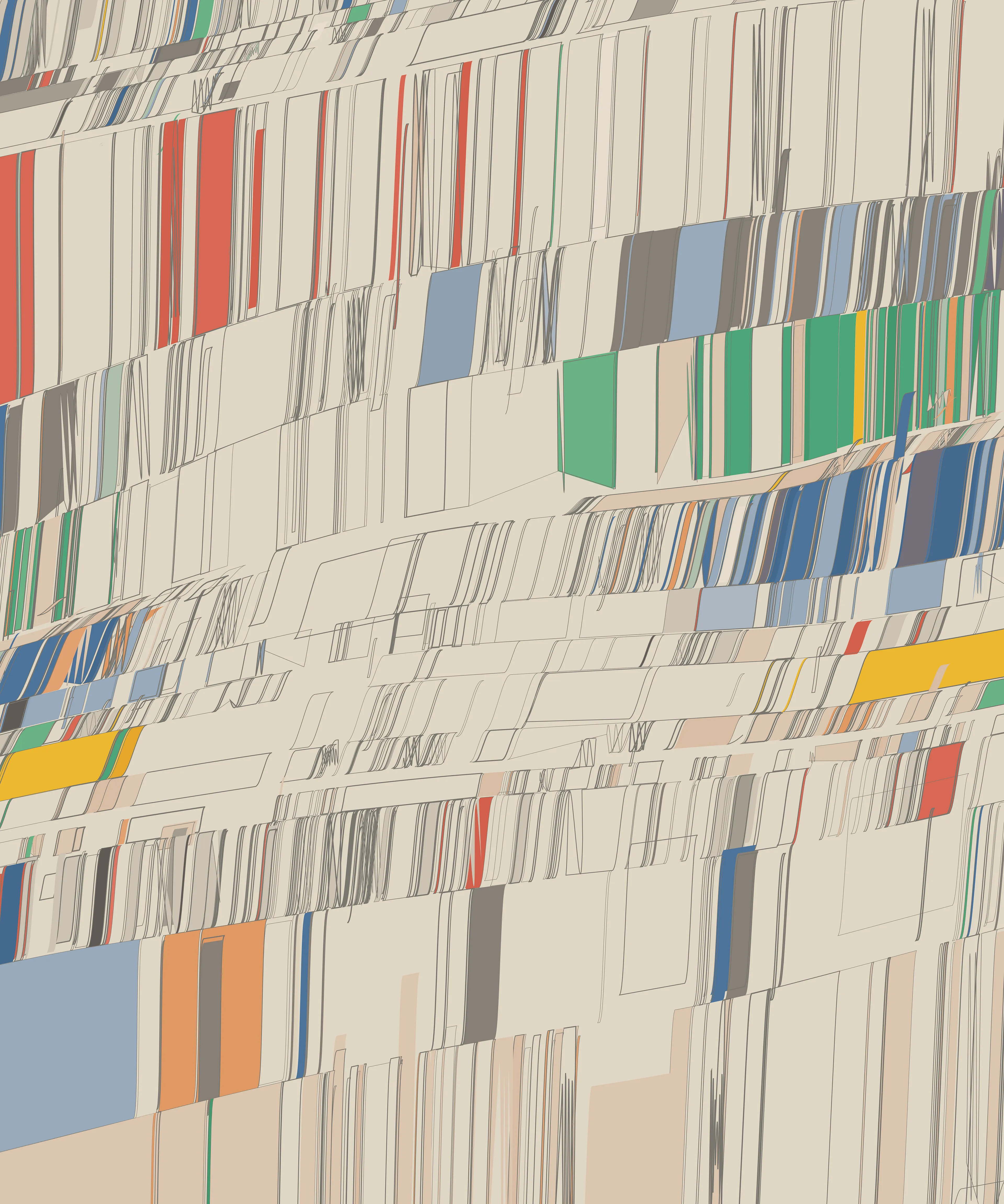 Careless and Well-Intentioned is a series of four unique iterations, plus an artist's proof, produced from a single generative algorithm.

Artist: Tyler Hobbs  
Year: 2022  
Medium: Algorithmic Design  
Dimensions: 15000 x 18000 px

Ownership of this NFT entitles the holder to purchase a signed, high quality print and source code print-out from Tyler Hobbs for a reasonable fee.