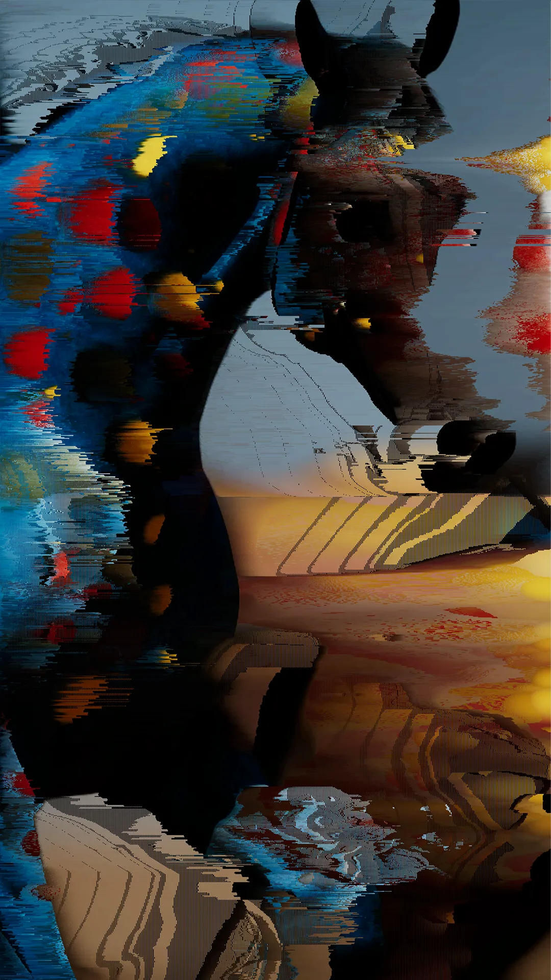 Photo Finish

Photo Finish explores the impact of technological progress, in concrete AI, and its influence on visual culture, featuring the horse as a central symbol. The artwork references its historical significance in the work of Muybridge, where the horse served as an object for capturing the passage of time with photography, and ultimately led to the development of motion pictures.

In situations where the naked eye cannot determine the winner of a race, a photo or video taken at the finish line is often used for a more accurate assessment. Race photography has continuously evolved since its inception, from single-exposure photo finishes to motion picture cameras and advanced digital cameras that use 1-dimensional array sensors to capture 1-pixel-wide sequential images of the finish line. Photo Finish explores the introduction of new technological players in the visual production process, specifically focusing on AI-generated images of horse races. 

The artwork is created in two steps: first, an AI model trained on actual race photos generates a speed photo of a horse race; second, the pixels of the AI-generated image are dismantled and reorganized, reinstilling a sense of velocity. 

More info at Expanded.art

https://www.expanded.art/exhibitions/algorithmic-empathy