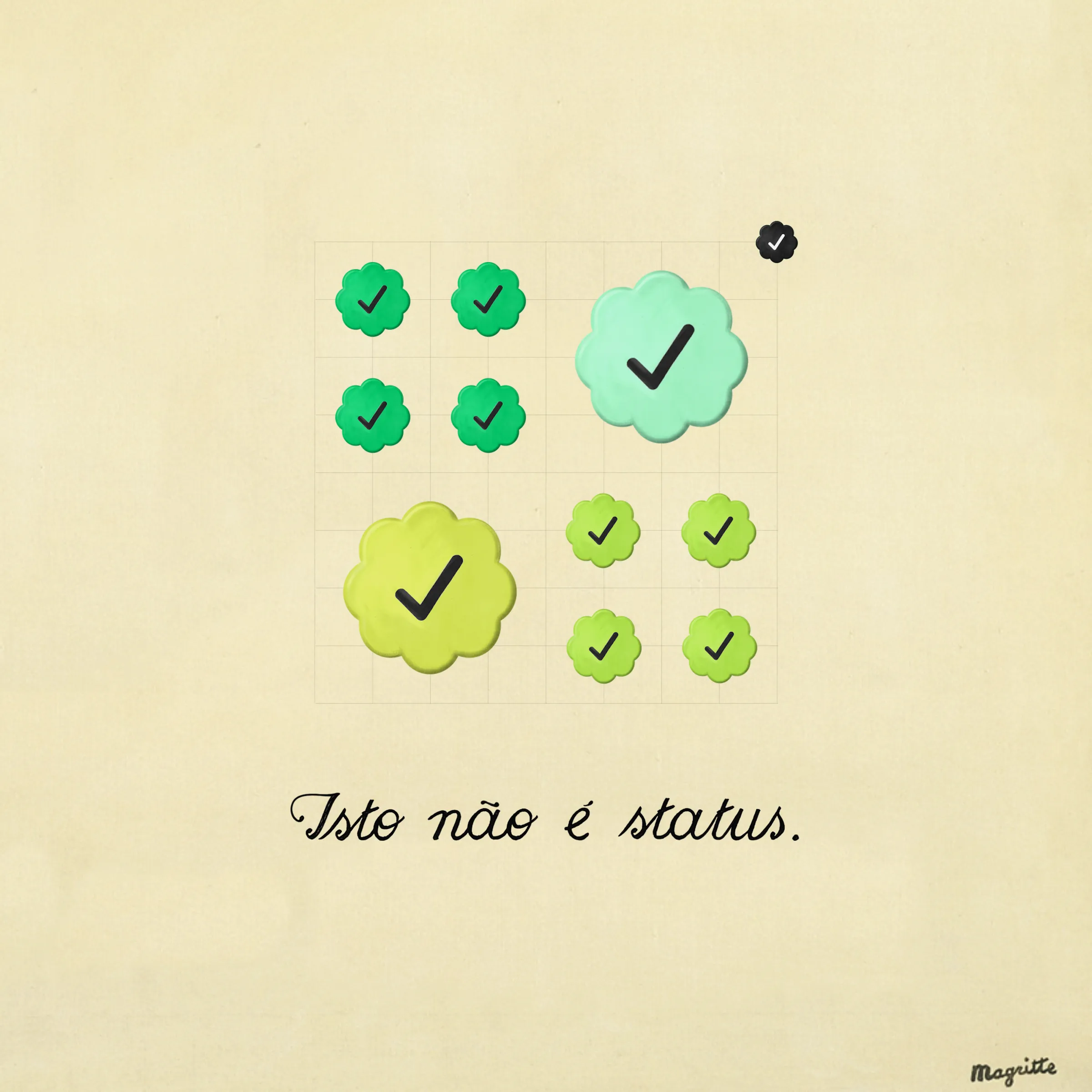The Treachery Of Status Symbols. René Magritte x Jack Butcher