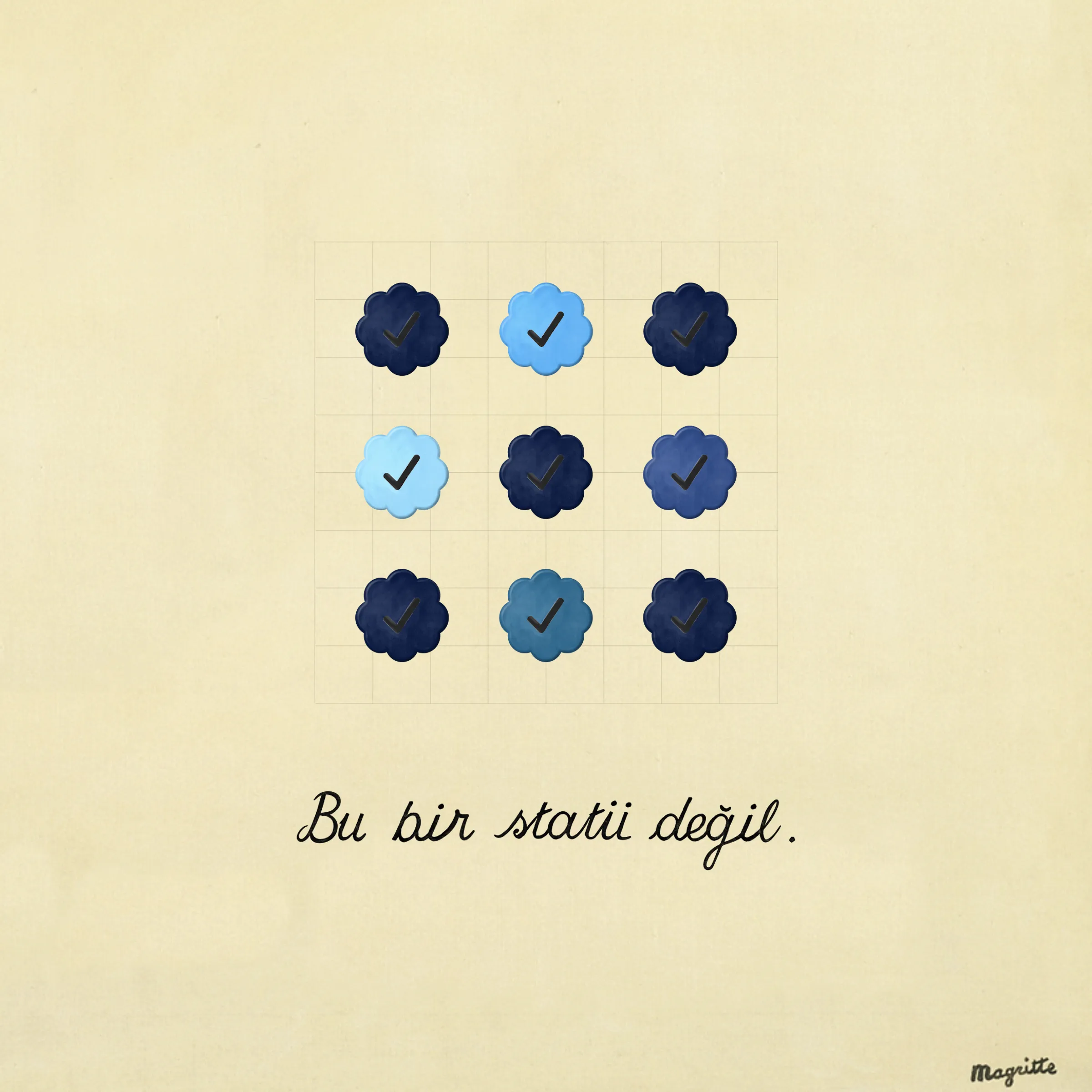 The Treachery Of Status Symbols. René Magritte x Jack Butcher
