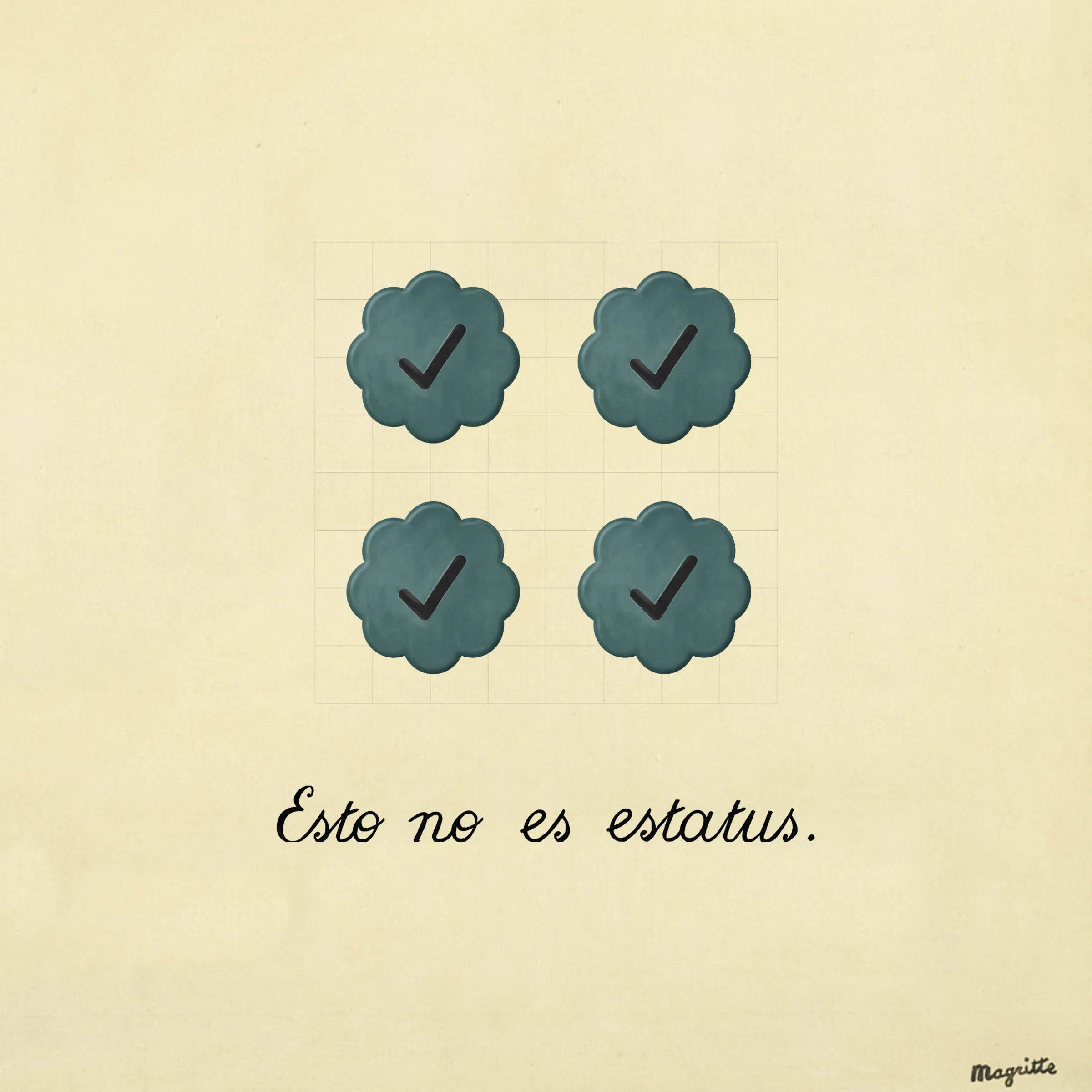The Treachery Of Status Symbols. René Magritte x Jack Butcher