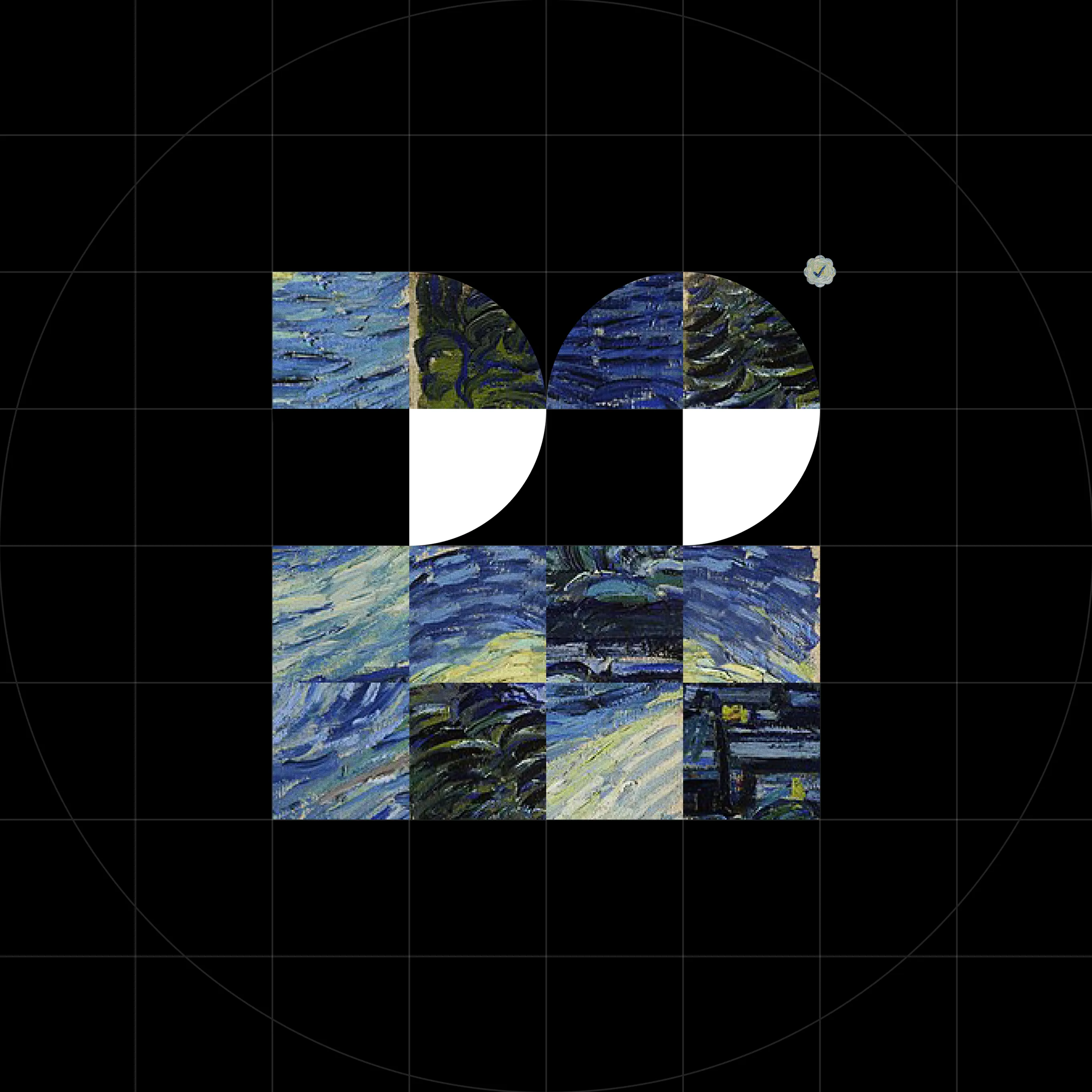 Inspired by Opepen Edition (Visualize Value)
Made with pieces of Checky Night