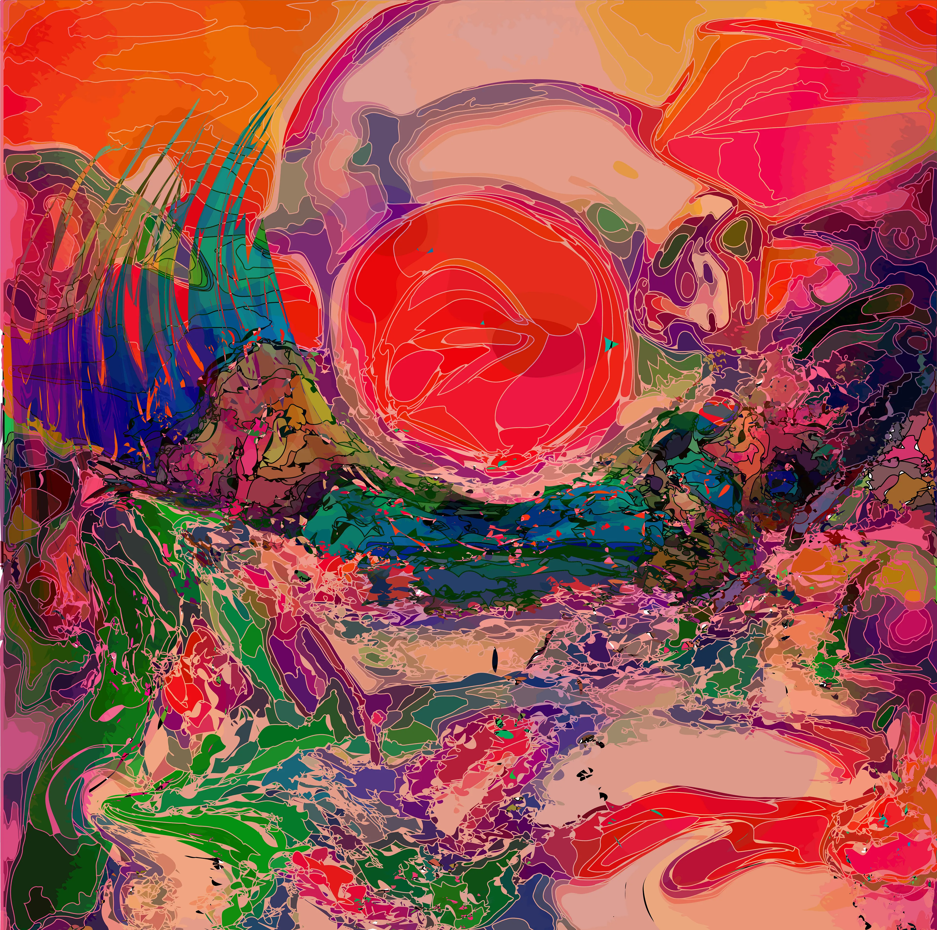 where the sky meets the earth...