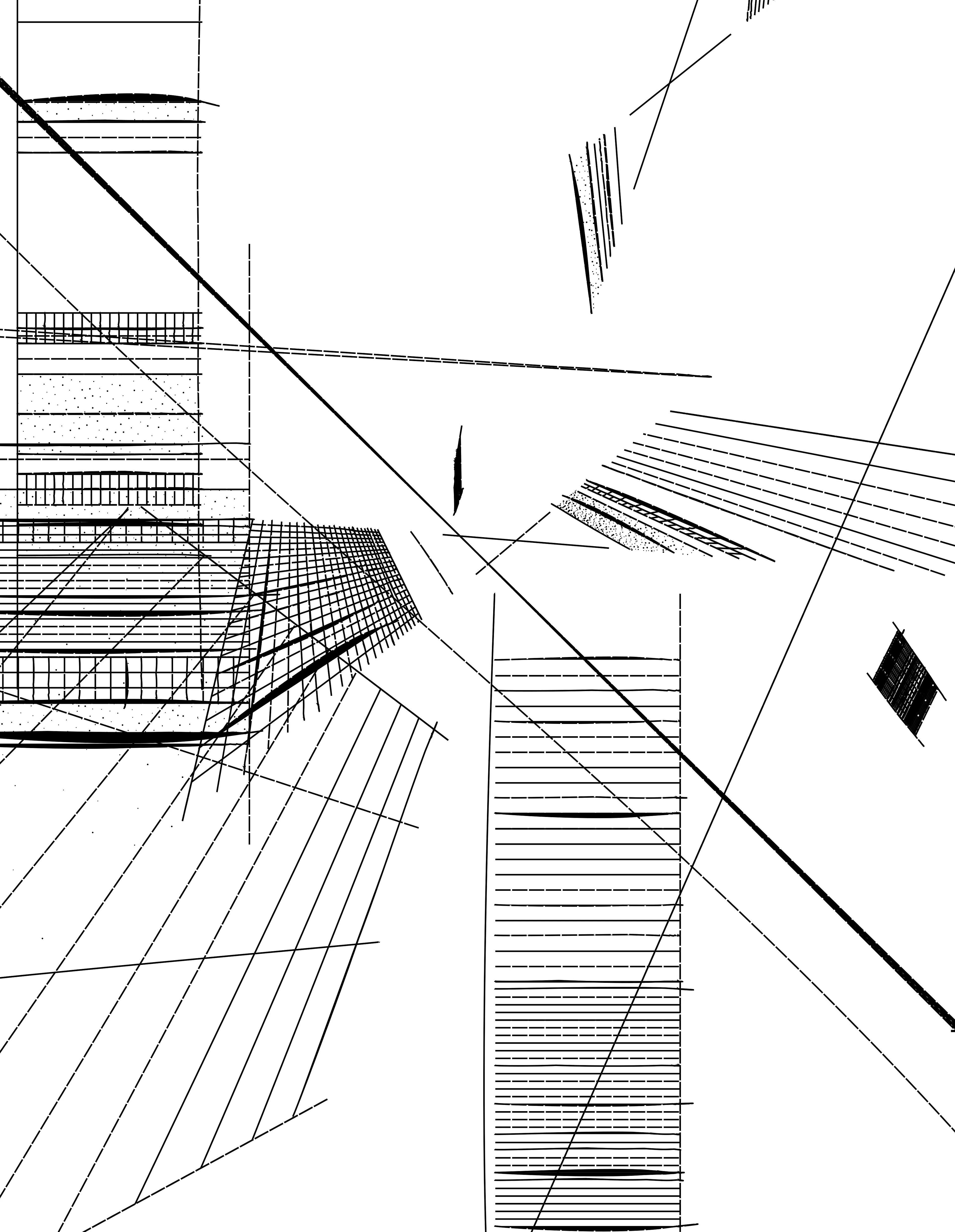 Despite referring to these form as train tracks, they are called "ladders" in the code base, and oriented up and down with randomized perspective shifting.