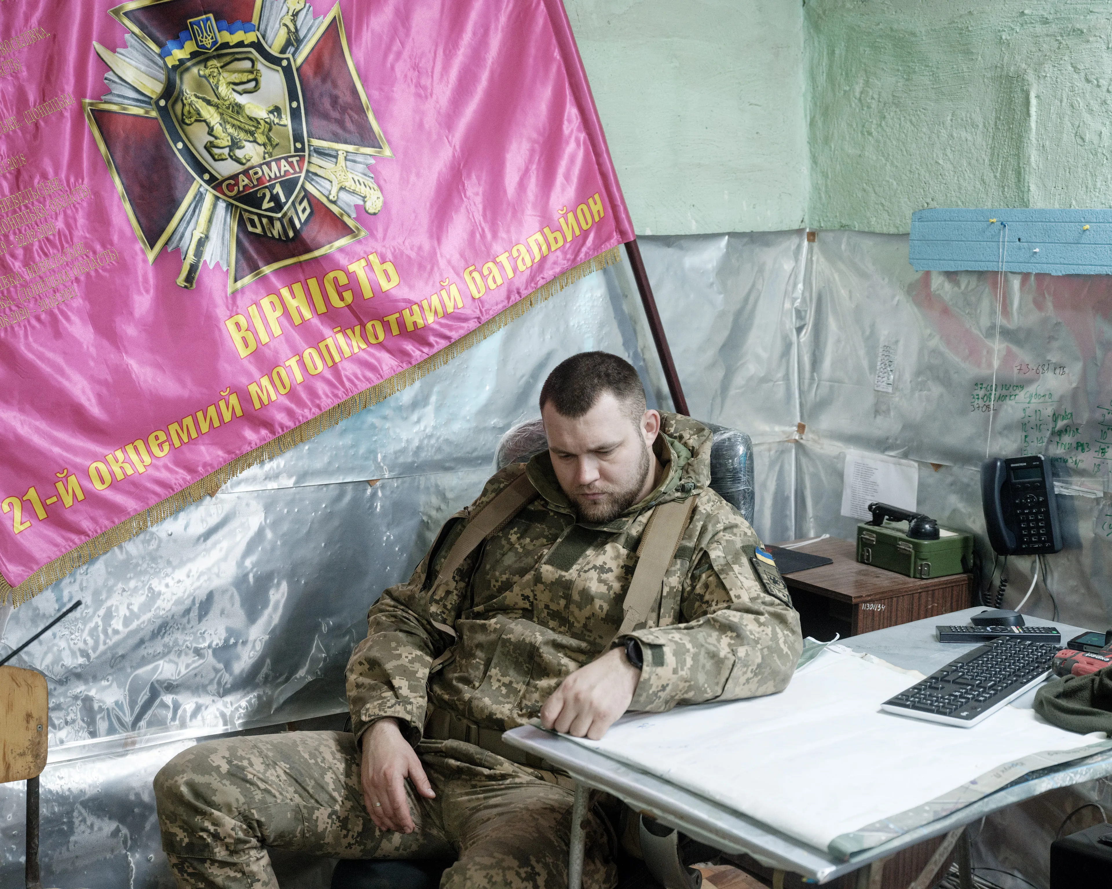 This selection of 100 images represents my trip to Ukraine from the 14th of February 2022 until the 24th of February 2022, the day the Russian army started its invasion. -  Major Pavlo Yurtchuk, Commander of the Sarmat Battalion.