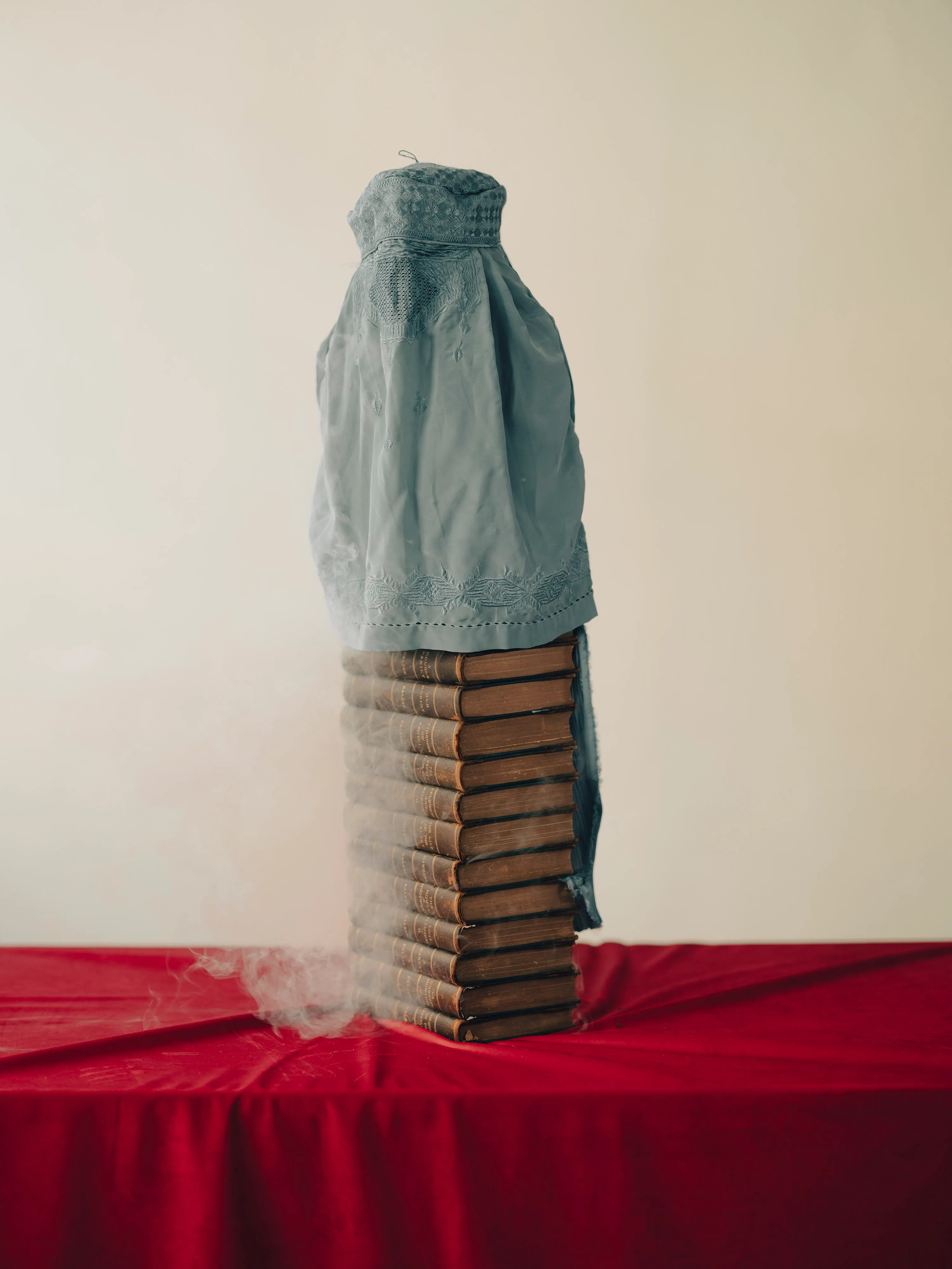 Historical fiction built from objects found in flea markets.