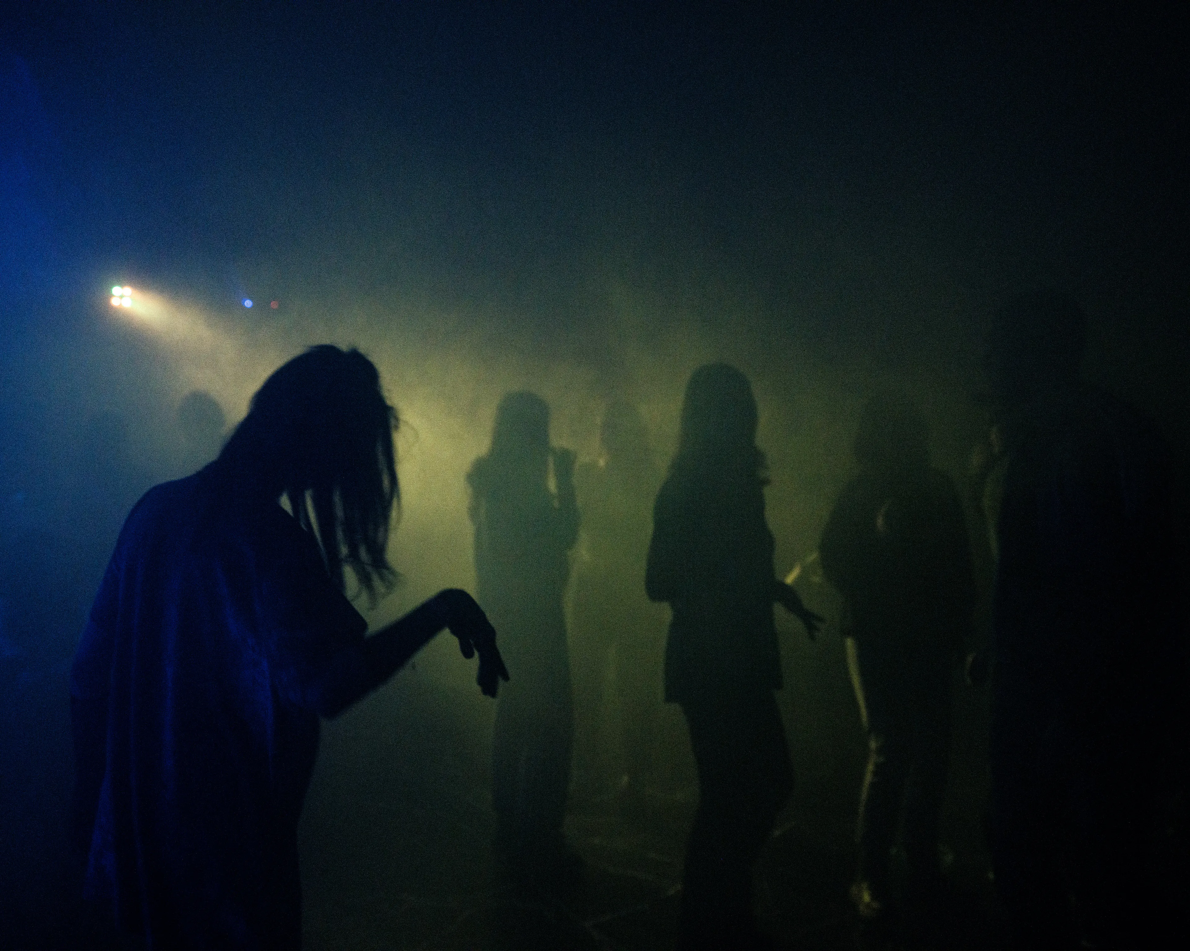 This selection of 100 images represents my trip to Ukraine from the 14th of February 2022 until the 24th of February 2022, the day the Russian army started its invasion. - A rave party.