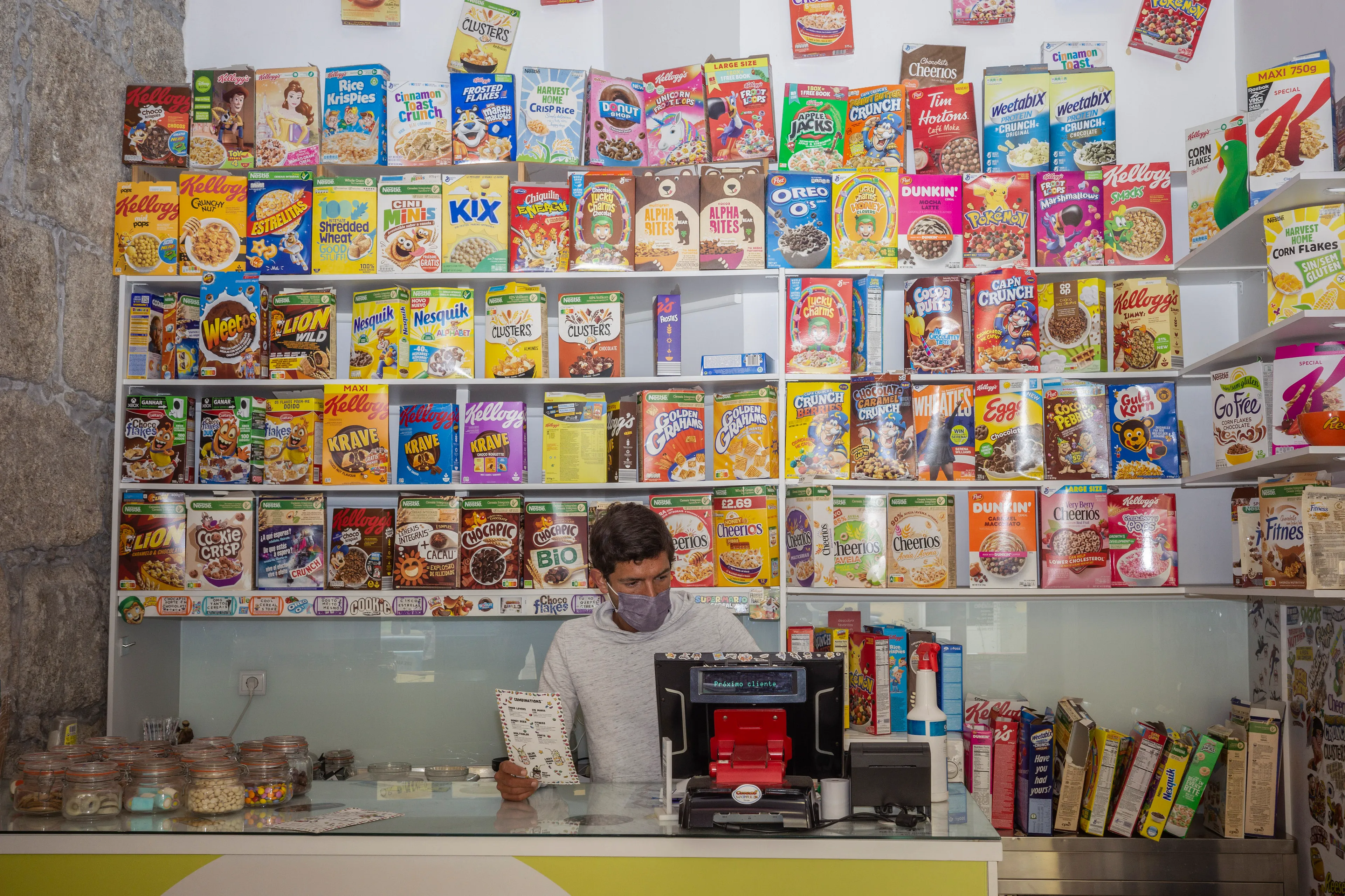 Stor where you can buy cereal from around the world.