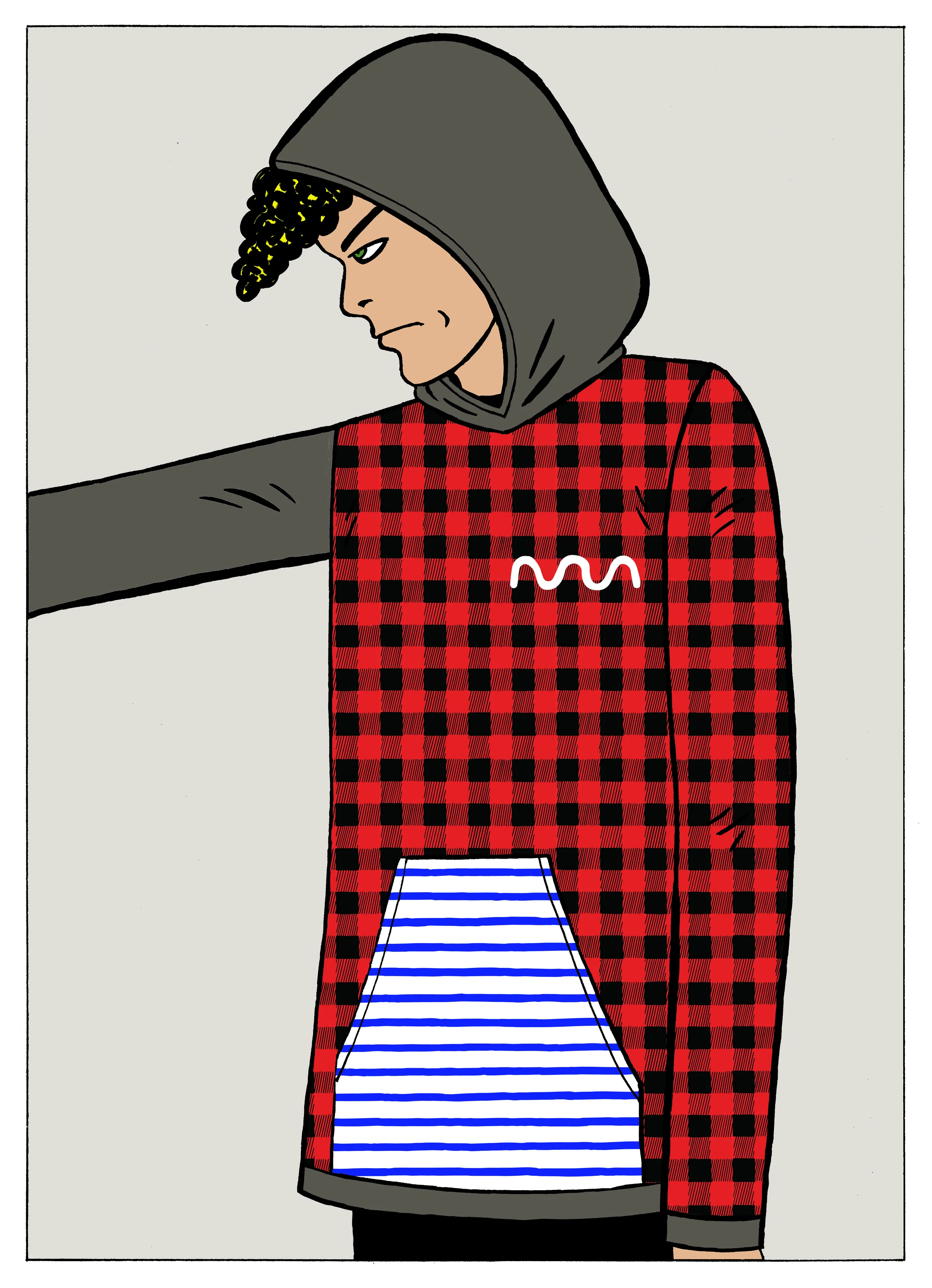 960 NFTs consisting of 48 hand-drawn original characters created in collaboration with legendary comic book artist, Gilbert Hérnandez (of “Love & Rockets” fame), each wearing a one-of-one algorithmically generated hoodie. Holding an NFT lets you claim the physical twin — and avatar — for free.