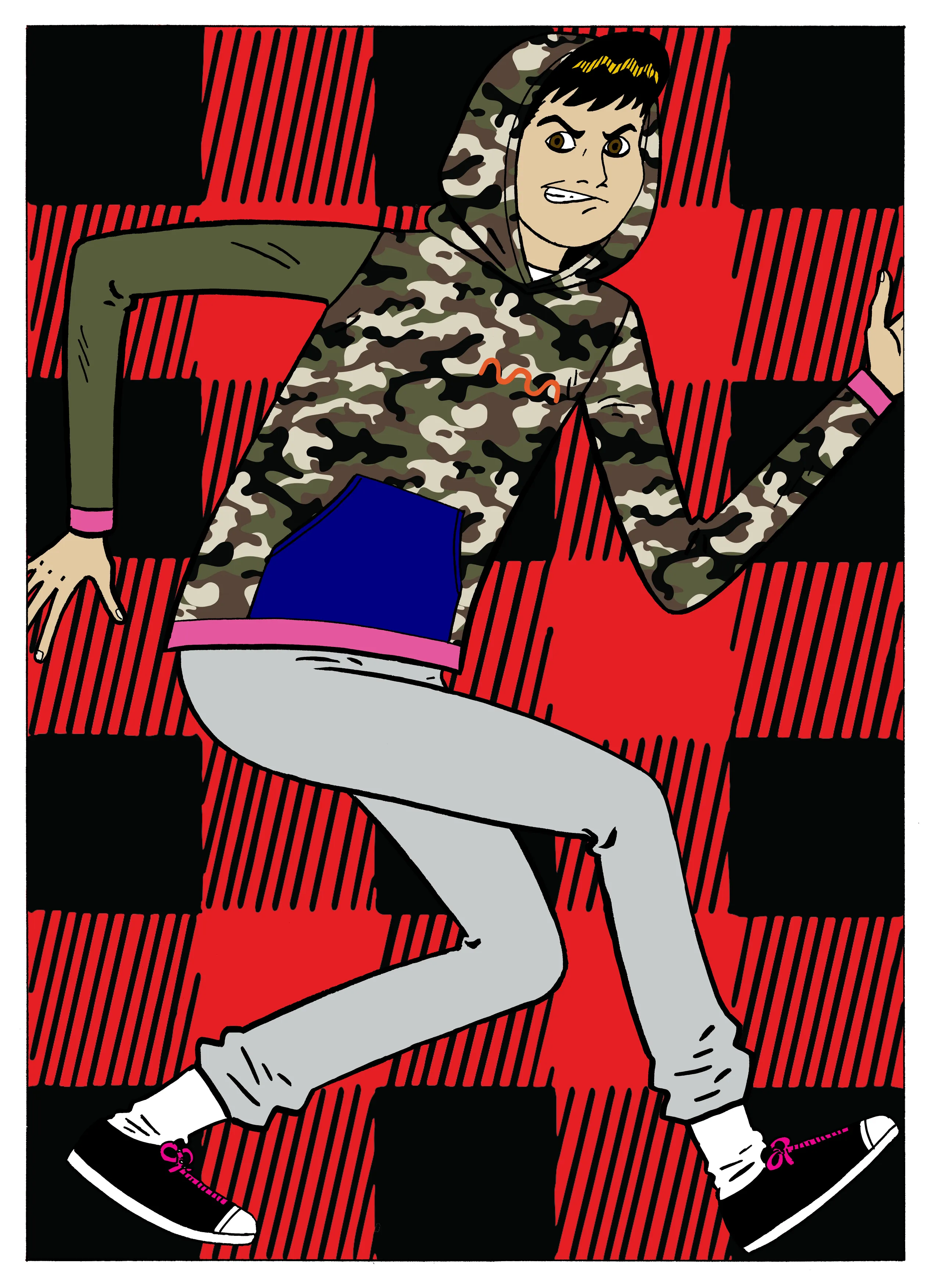 960 NFTs consisting of 48 hand-drawn original characters created in collaboration with legendary comic book artist, Gilbert Hérnandez (of “Love & Rockets” fame), each wearing a one-of-one algorithmically generated hoodie. Holding an NFT lets you claim the physical twin — and avatar — for free.