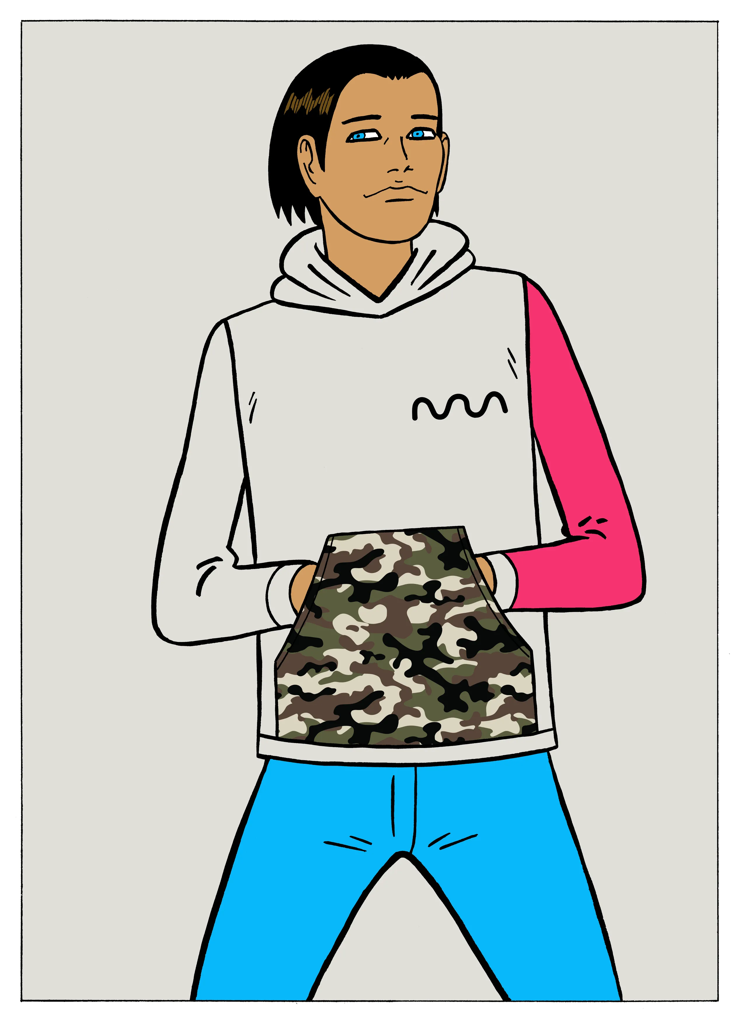 960 NFTs consisting of 48 hand-drawn original characters created in collaboration with legendary comic book artist, Gilbert Hérnandez (of “Love & Rockets” fame), each wearing a one-of-one algorithmically generated hoodie. Holding an NFT lets you claim the physical twin — and avatar — for free.