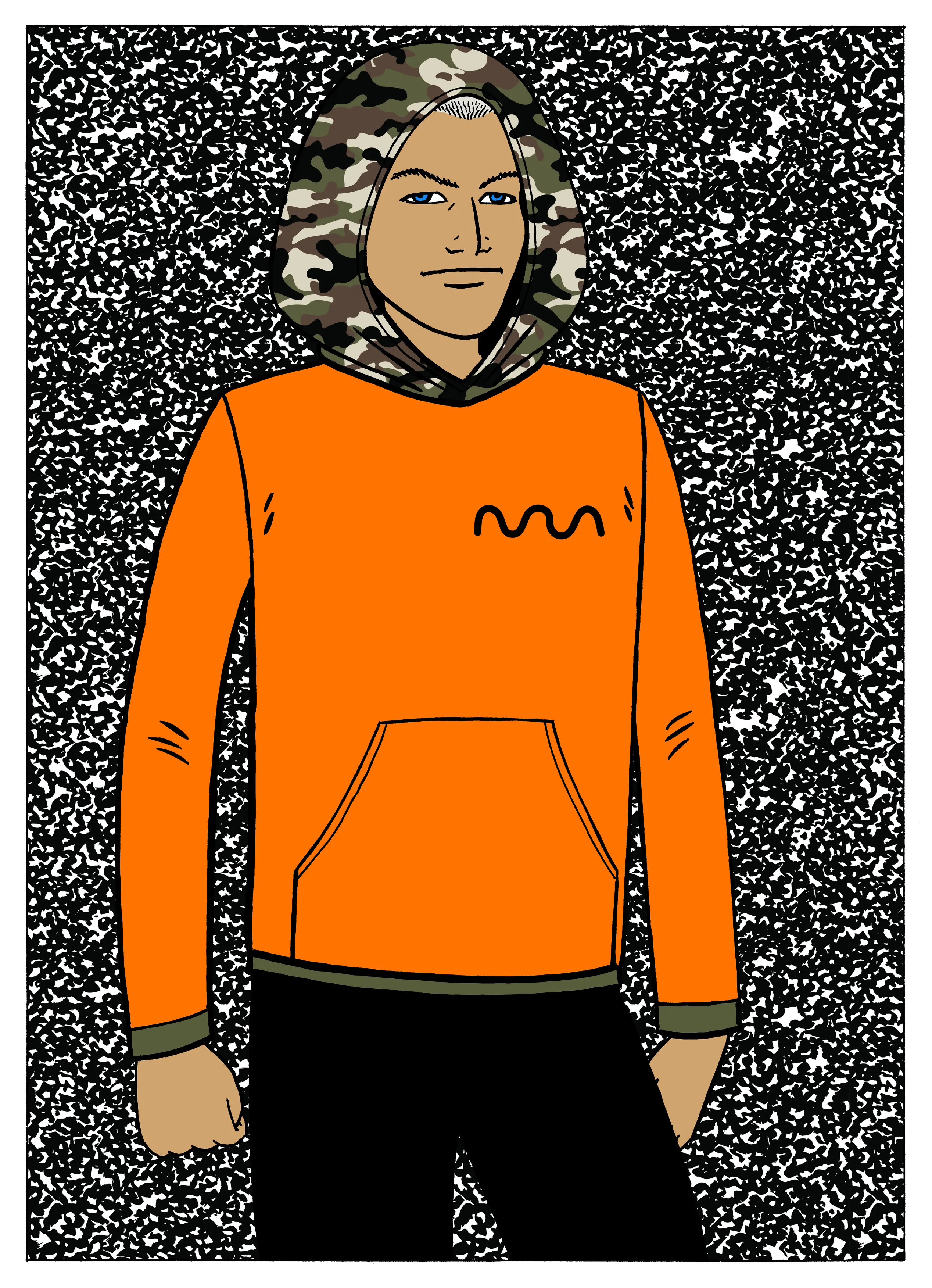 960 NFTs consisting of 48 hand-drawn original characters created in collaboration with legendary comic book artist, Gilbert Hérnandez (of “Love & Rockets” fame), each wearing a one-of-one algorithmically generated hoodie. Holding an NFT lets you claim the physical twin — and avatar — for free.