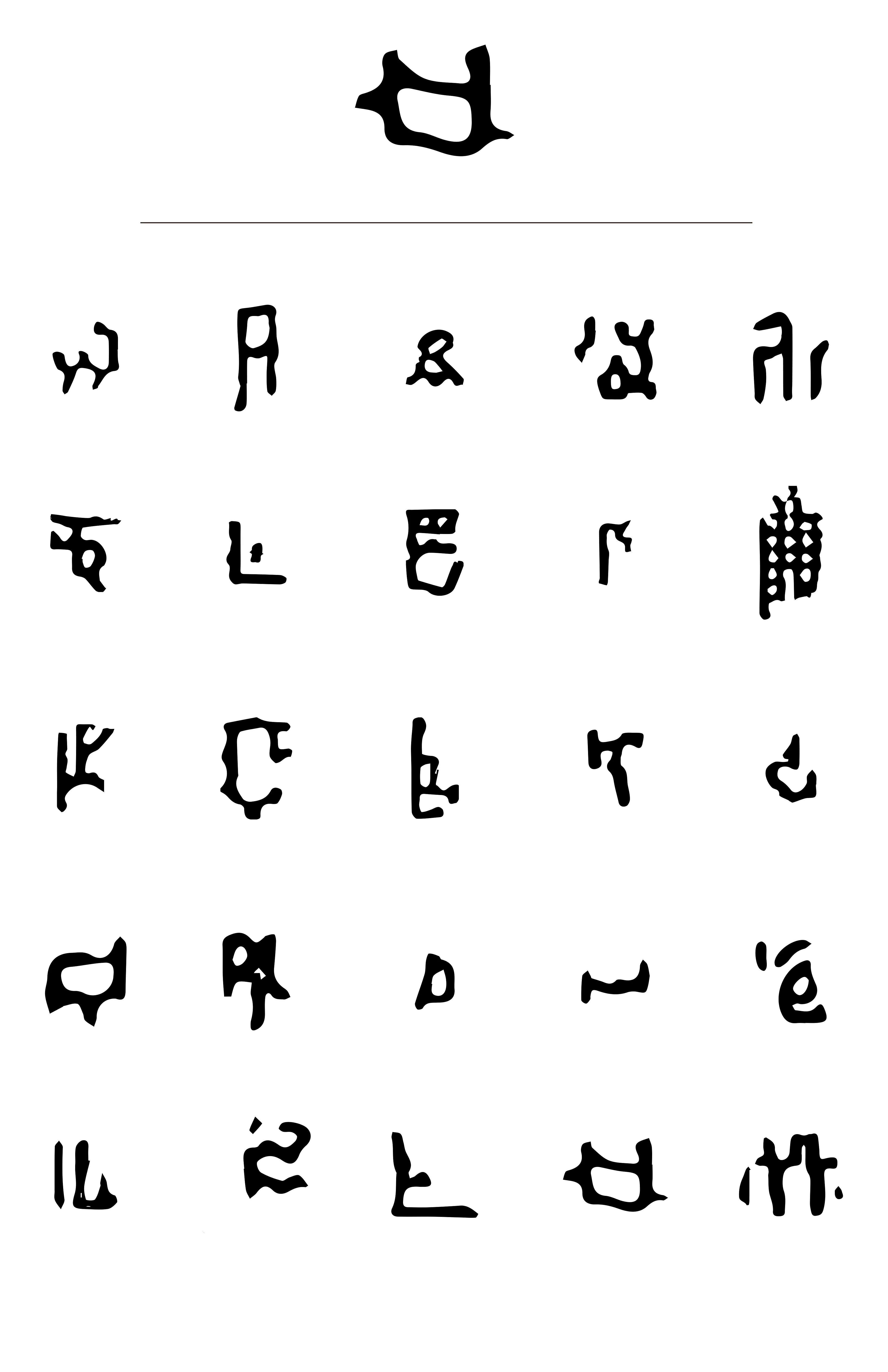 What would it look like if a computer invented an alphabet?

.notyetdef, a collaboration between Fred Benenson and Tyler Shoemaker, uses AI to probe the limits of Unicode’s 137,993 assigned codepoints – individual addresses that carry the information needed to render everything from the letter “A” to 😍. 


But no one font can render all of Unicode, making the entire database nearly impossible to holistically reckon with, even for computers. This is Unicode’s paradox, a conflict that signals a folly at the heart of the standard: the impossible pursuit of distilling all human writing into one system.

This folly is most evident in .notdef characters, such as � or □, mysterious glyphs that appear when software can't find the right character to write.

.notyetdef offers a new set of undefined glyphs. Conjured from a custom generative adversarial network trained on vast quantities of Unicode glyphs, the result is a familiar yet confusing grid of glyphs designed purely by a machine.