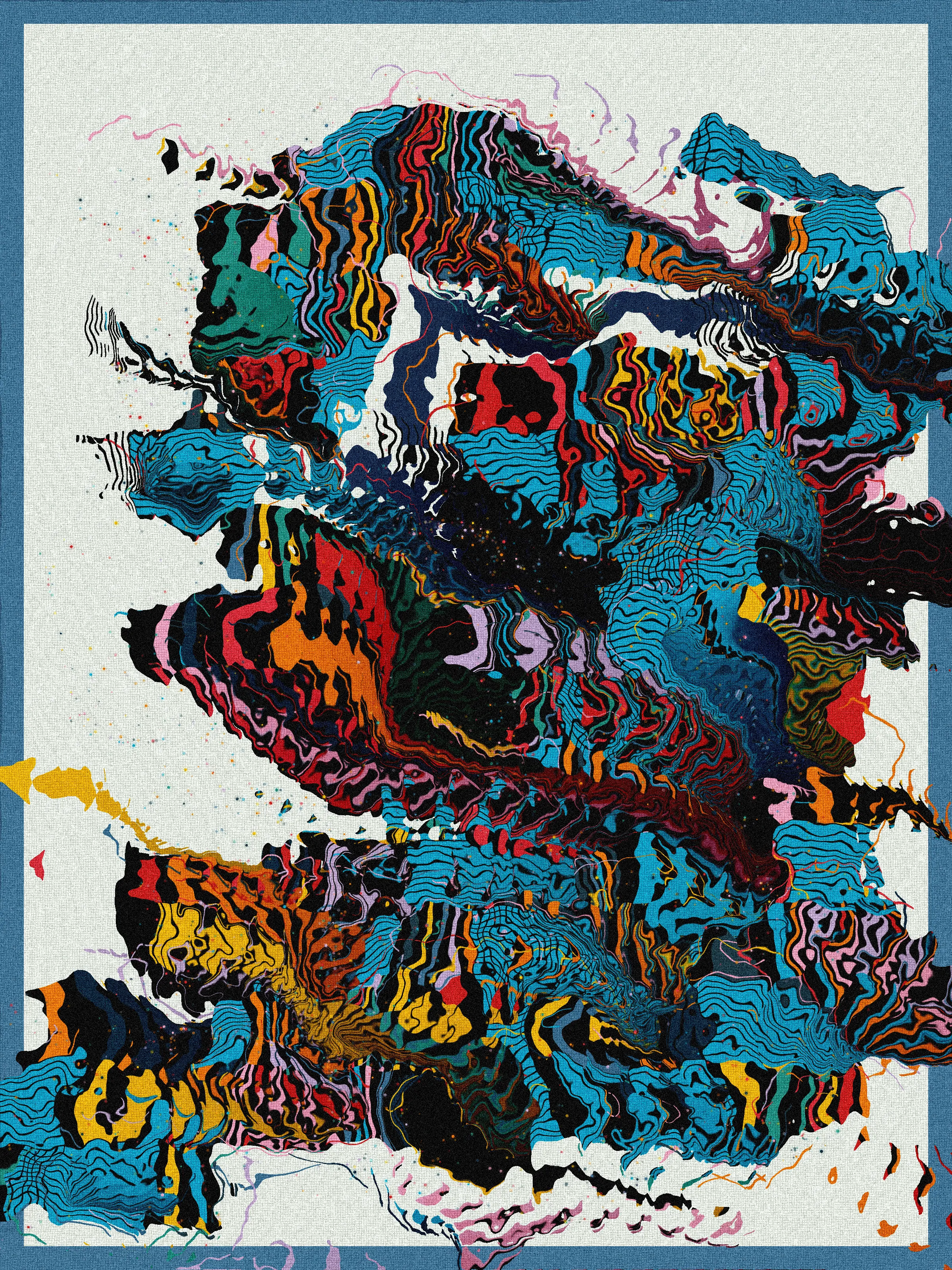 gm. studio presents 'Athanasia' by Valent, the culmination of a two-year exploration of the possibilities for distortion, composition, and transformation within digital generative art. This release is the tenth collection to be featured in the 'Blind' category. It consists of 200 pieces & launched on August 4th 2025.