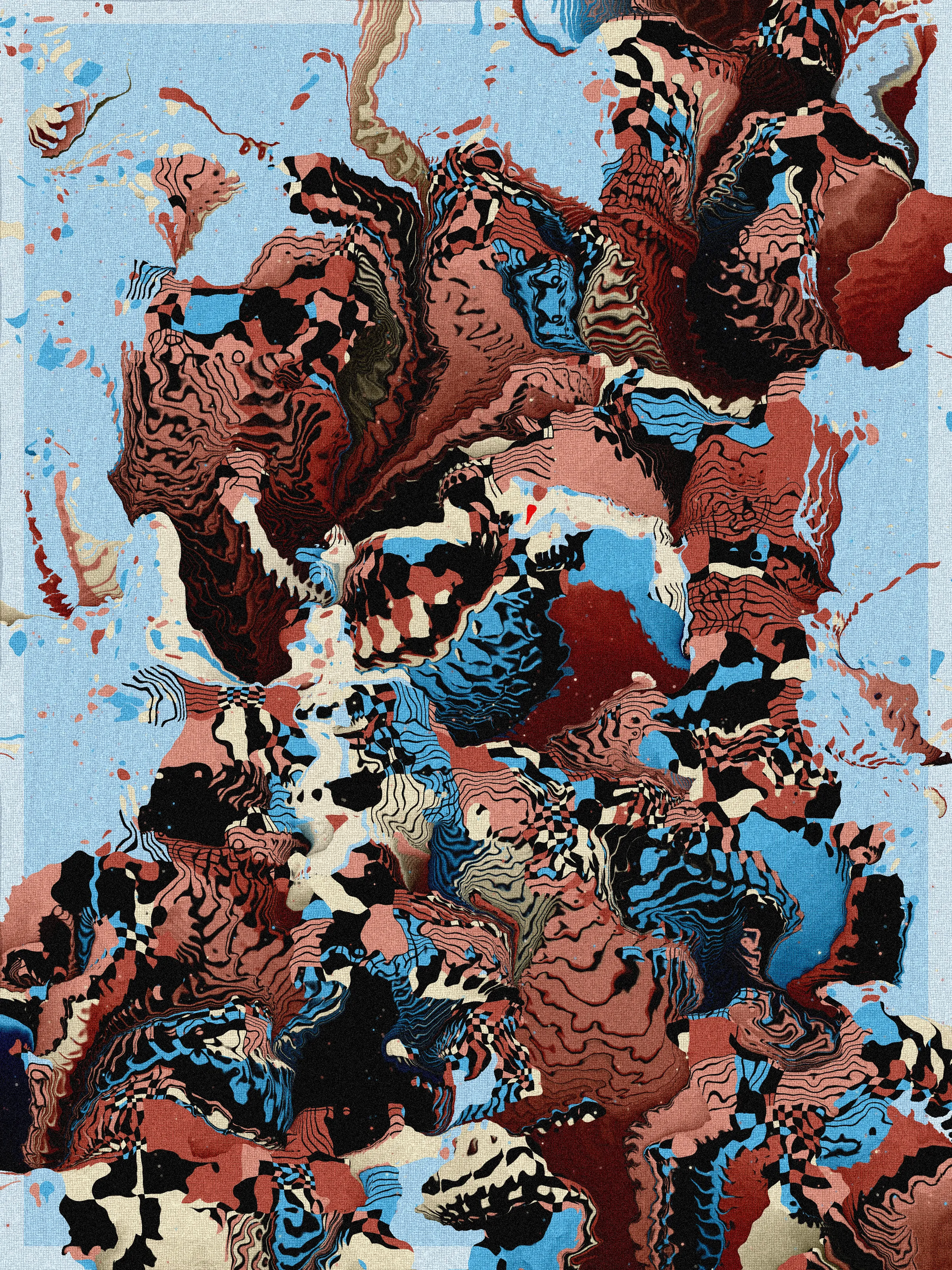 gm. studio presents 'Athanasia' by Valent, the culmination of a two-year exploration of the possibilities for distortion, composition, and transformation within digital generative art. This release is the tenth collection to be featured in the 'Blind' category. It consists of 200 pieces & launched on August 4th 2025.