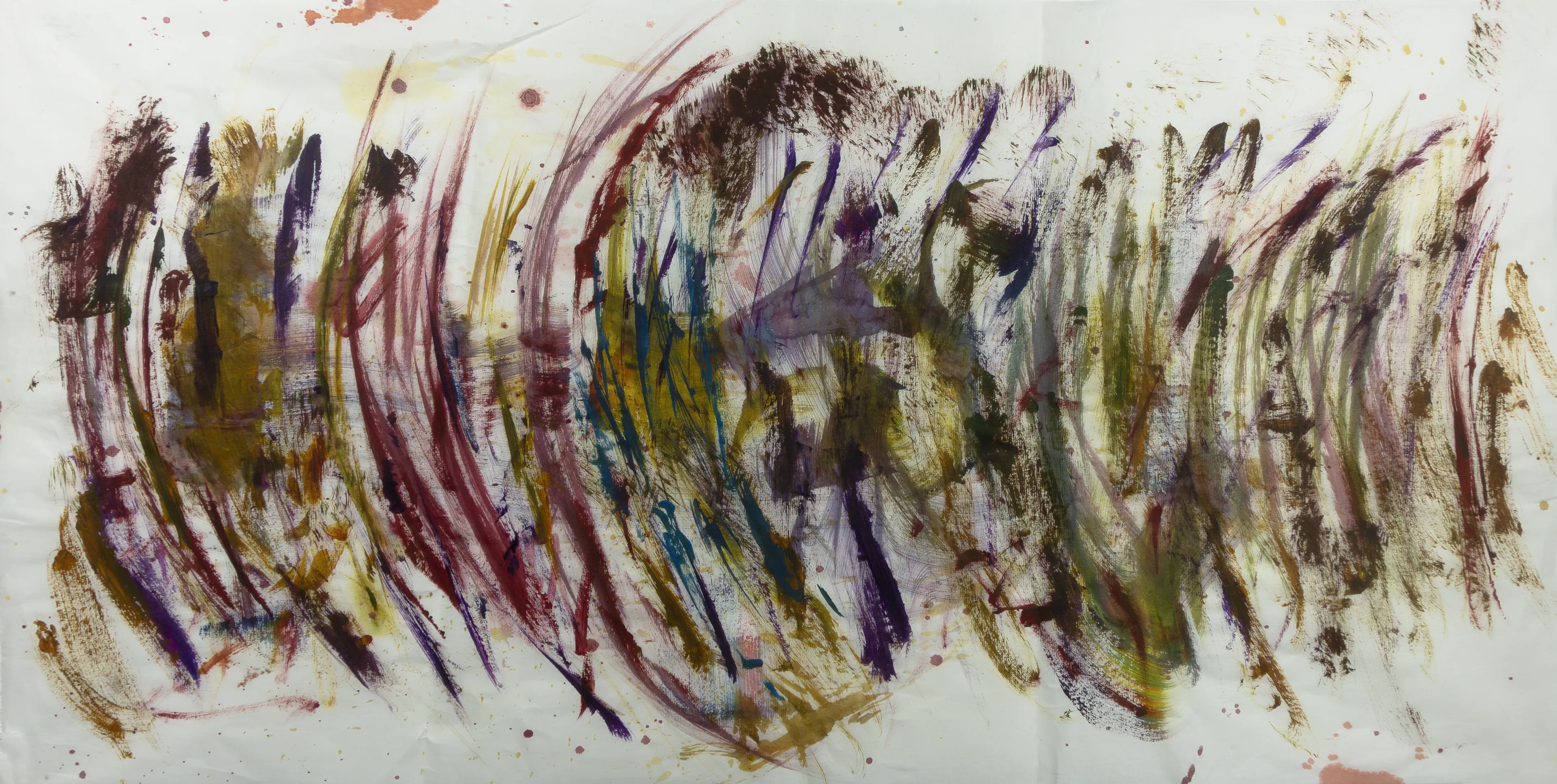 mixed media on rice paper