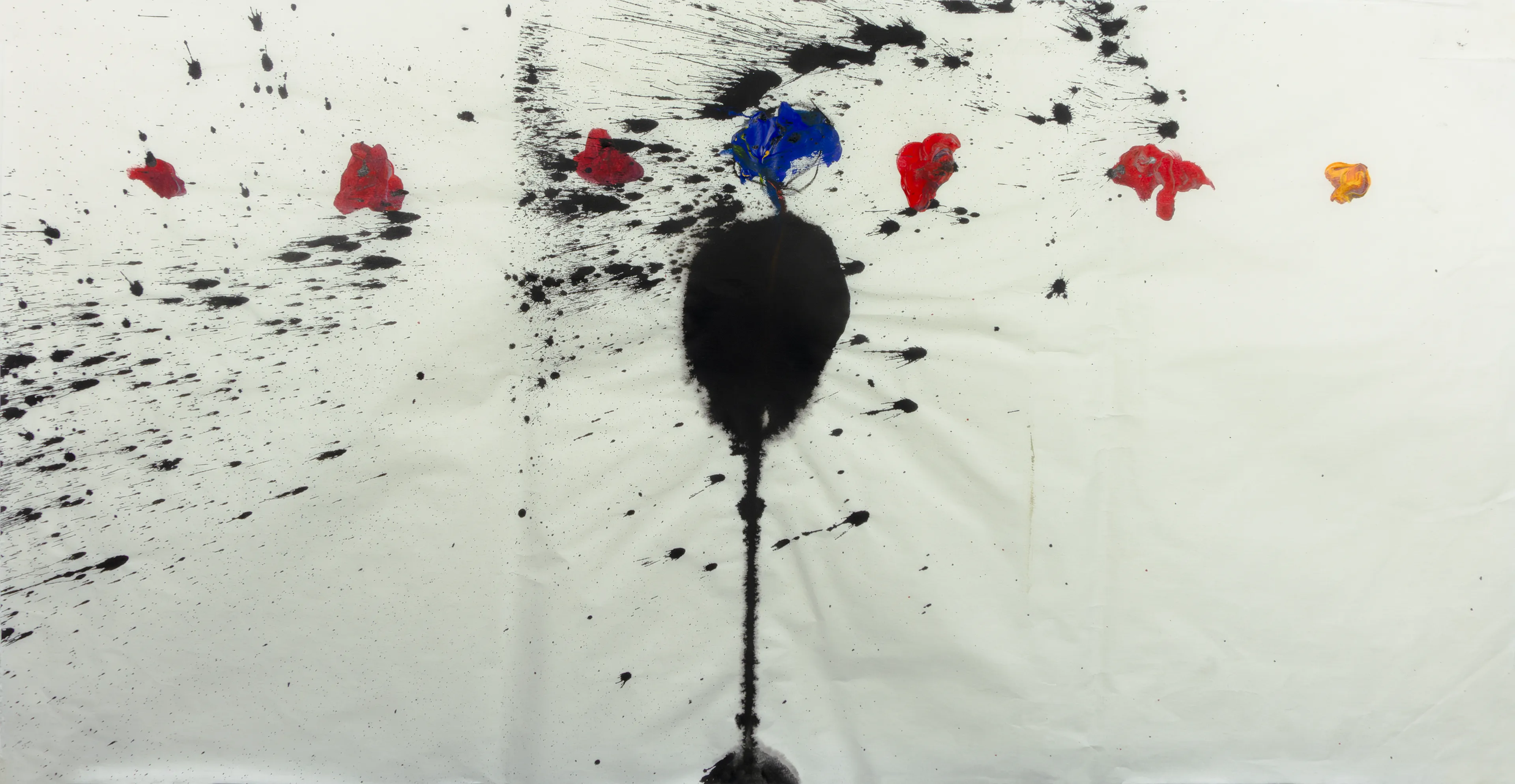 indian ink & acrylic paint on paper