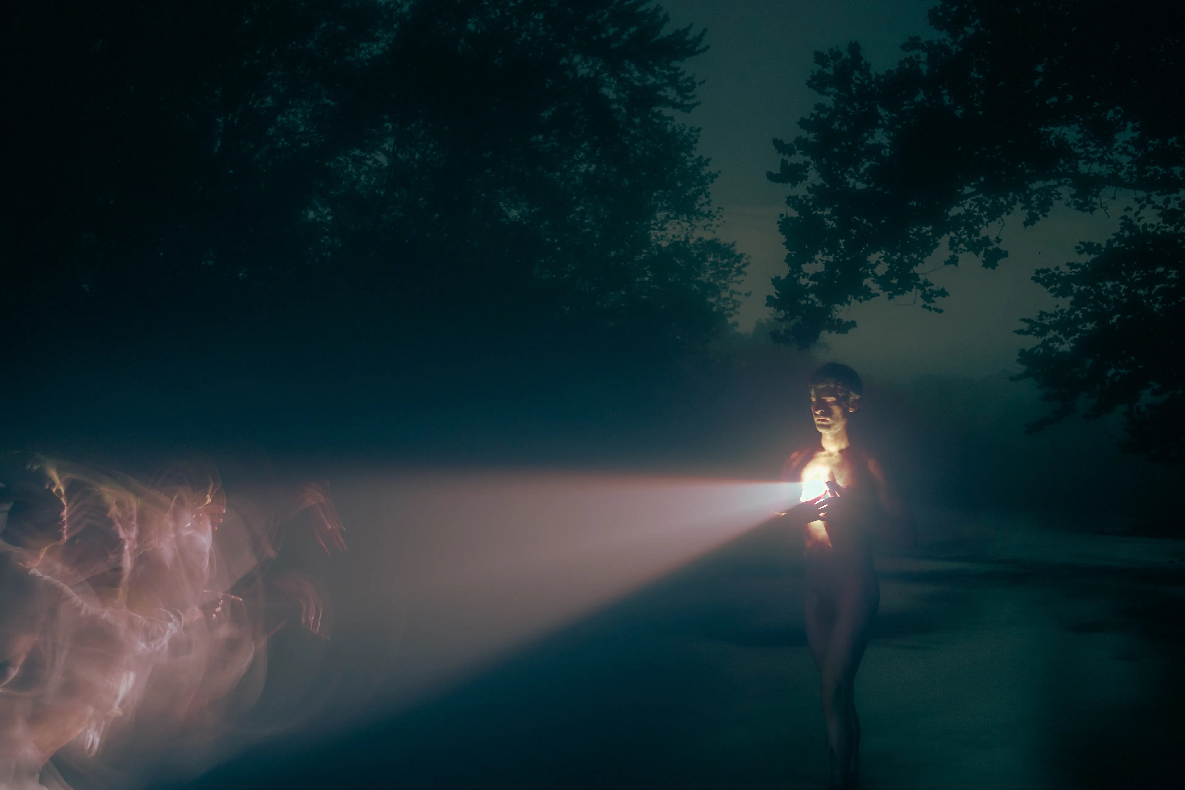 In-between desire and disdain. 

Shot in the Kishwaukee Rive, August, 2021. 