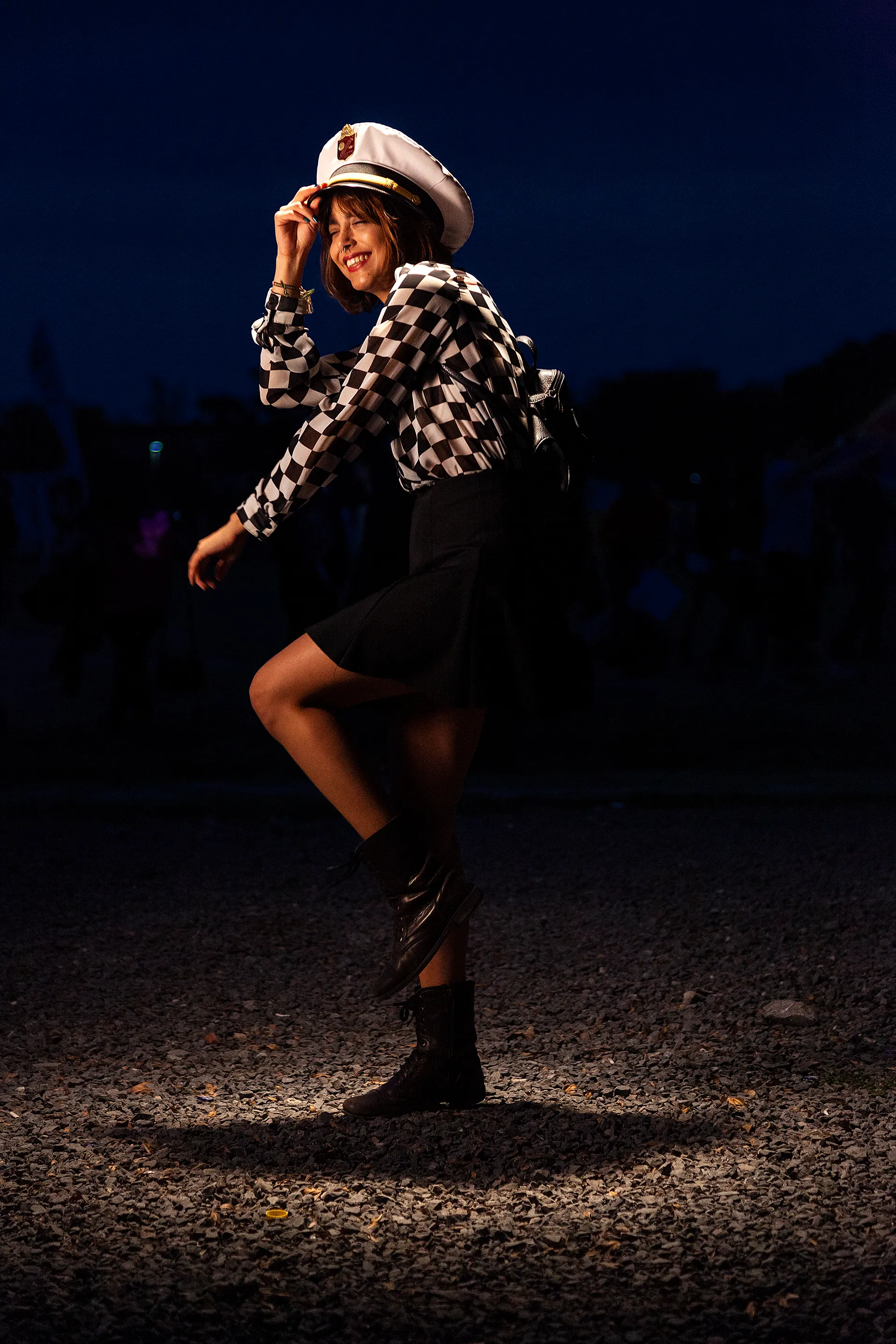 In 2014, I documented the blissful moments of people and crowds in the middle of a live music concert. I wanted to feel their bliss. In retrospect, these are a self-portrait of someone I wanted to be: young, excited, and free. I asked the dancers to dance as if no one was watching to a tune in their heads. Now, in 2021, what I captured in these images feels like a time long passed—a time where we all were experiencing bliss. The 21 pieces that make up The Bliss Project are a symbolic gesture to portray our lives before the pandemic and to project optimism about the future.