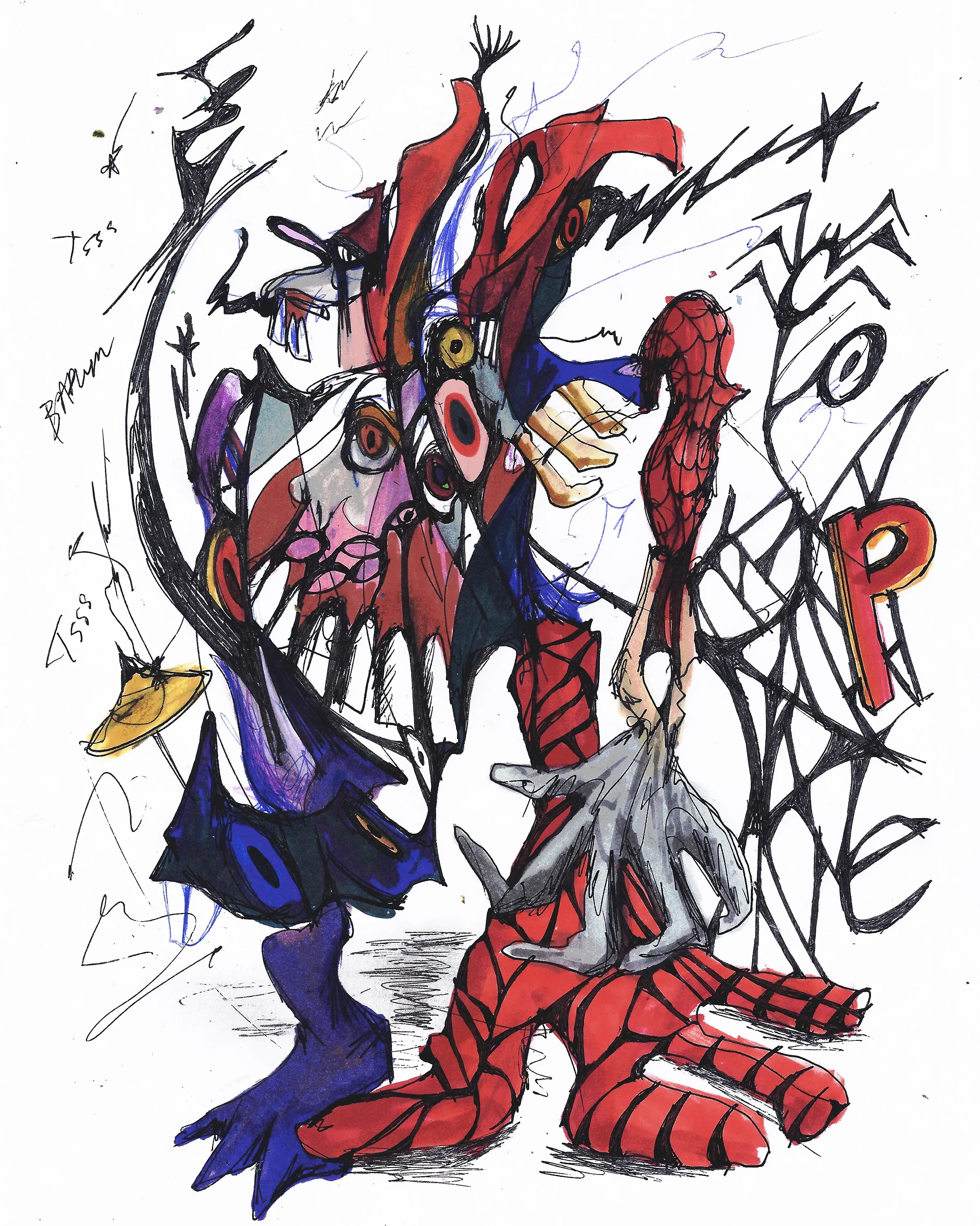 Page 79 is the 79th page of COPE VOL 1. , a book currently in progress featuring 200 pages of content from Aleqth. The pages are available as NFTs on OpenSea, and now Foundation. This is Aleqth's first minted Artwork on Foundation.