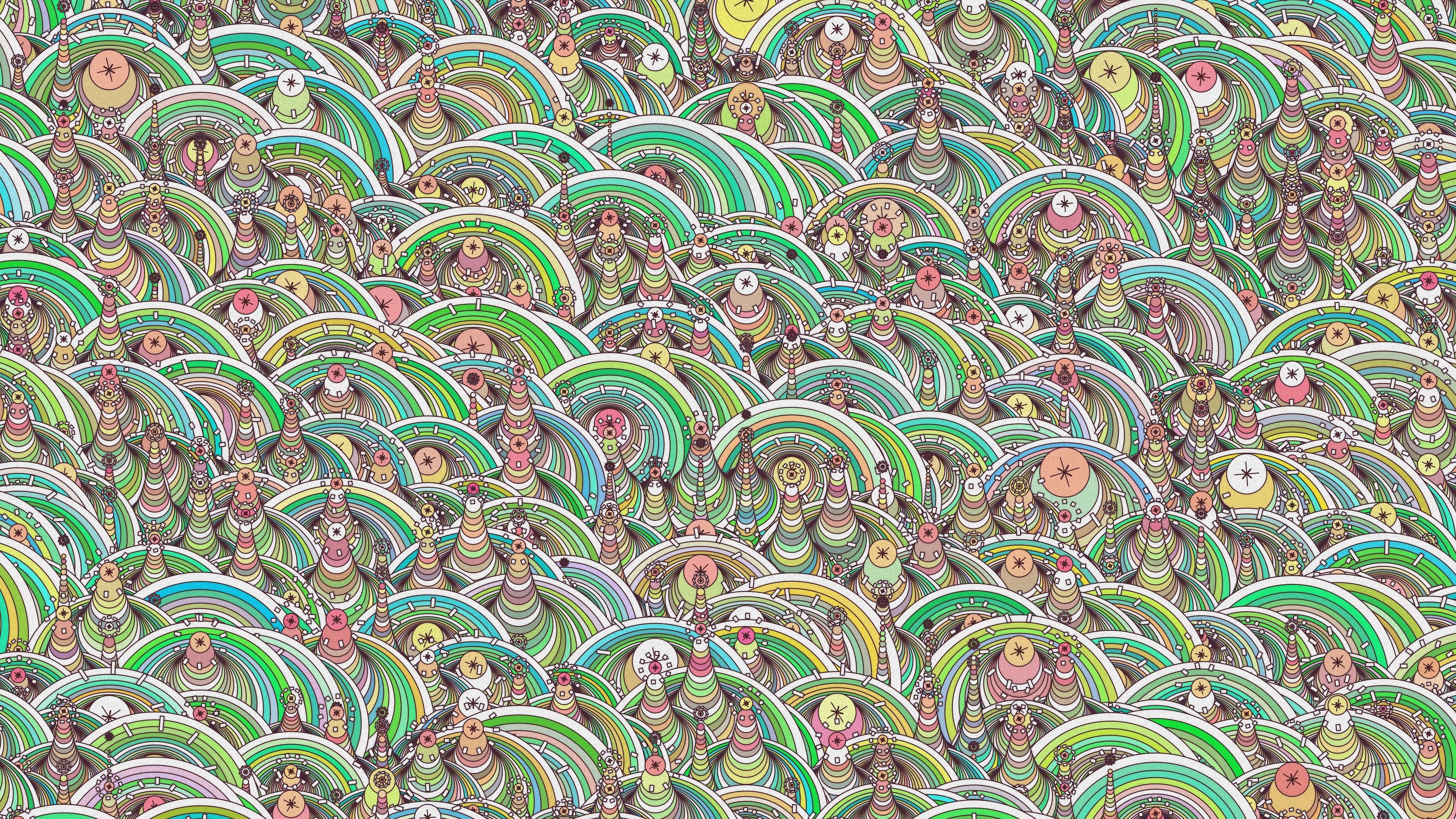 [Che-Yu Wu | Generative Art 4K Classic series]
Classic series will only mint a maximum of 10 works per algorithm on Foundation.

Trapped in the loop mountains,
Everyone is working hard to become the highest landmark.
There is no direction to escape from the competition of life.

Year of execution: 2020
Technical data: Algorithm Art, p5.js
