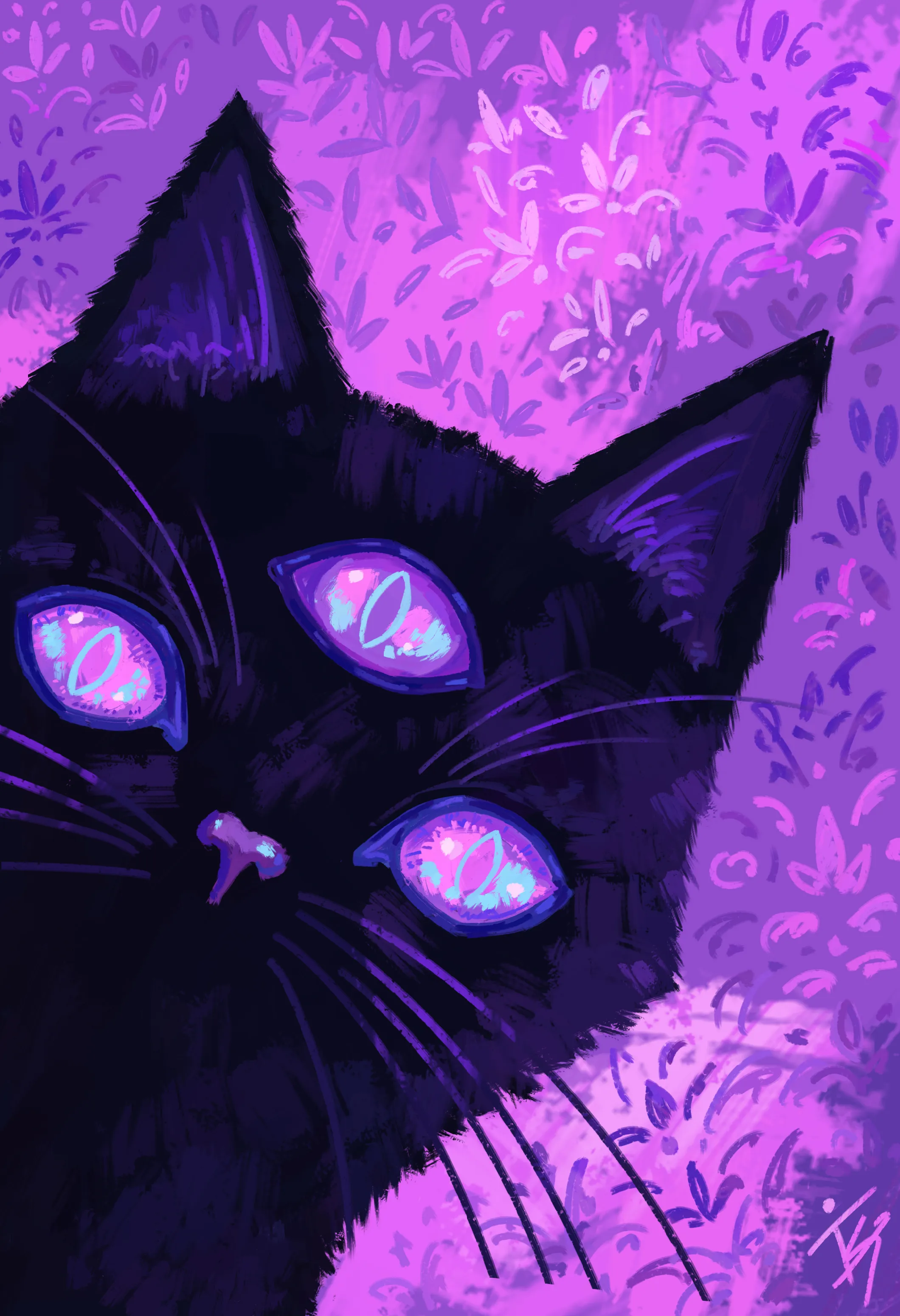 Dreamer of the subcönscious
Röams through the pitch dark night
Explöring the haunted dreams
Ancient guardian öf sleep
Many wörlds wide and between
Stars trail behind her paws