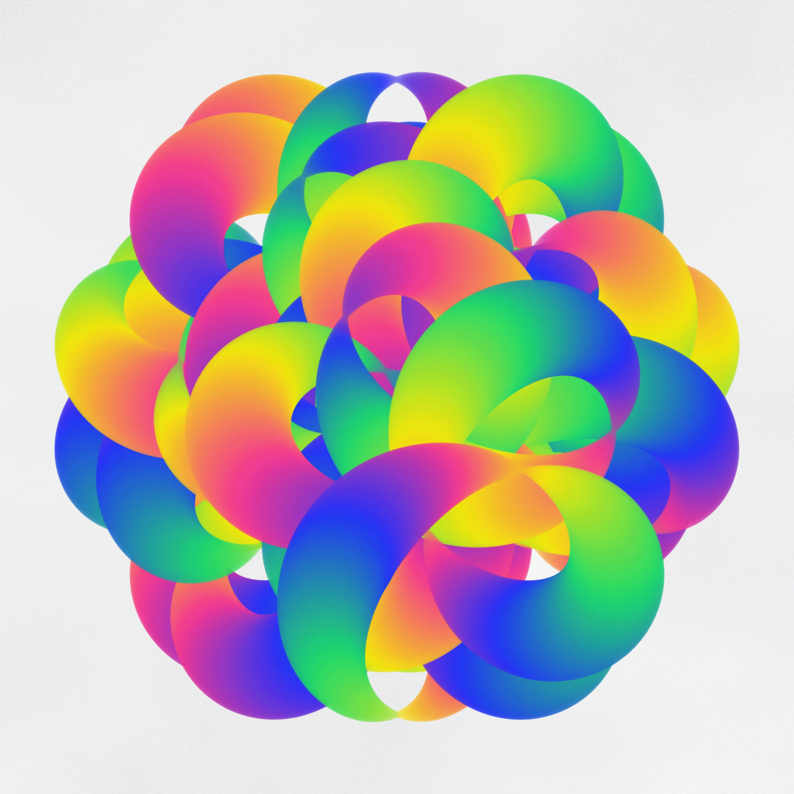 A piece of generative art highly influenced by the beauty of math and endless variety that comes from wheels rotating around (several other) wheels, eventually ending up again at the point where they started.