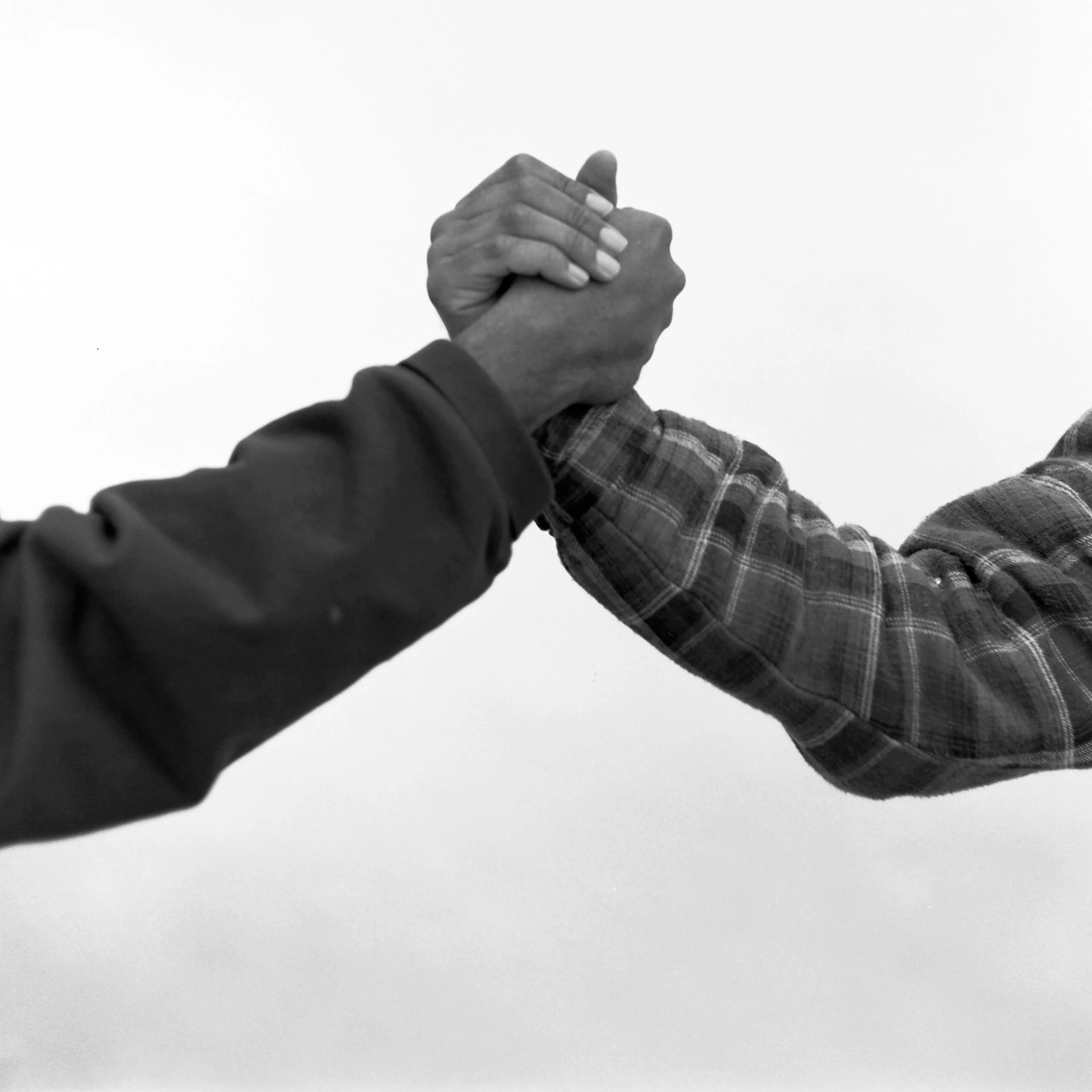 A photographic preservation of a non verbal manifestation of a verbal encouragement. 


Aka. A handshake.

Stay Up.