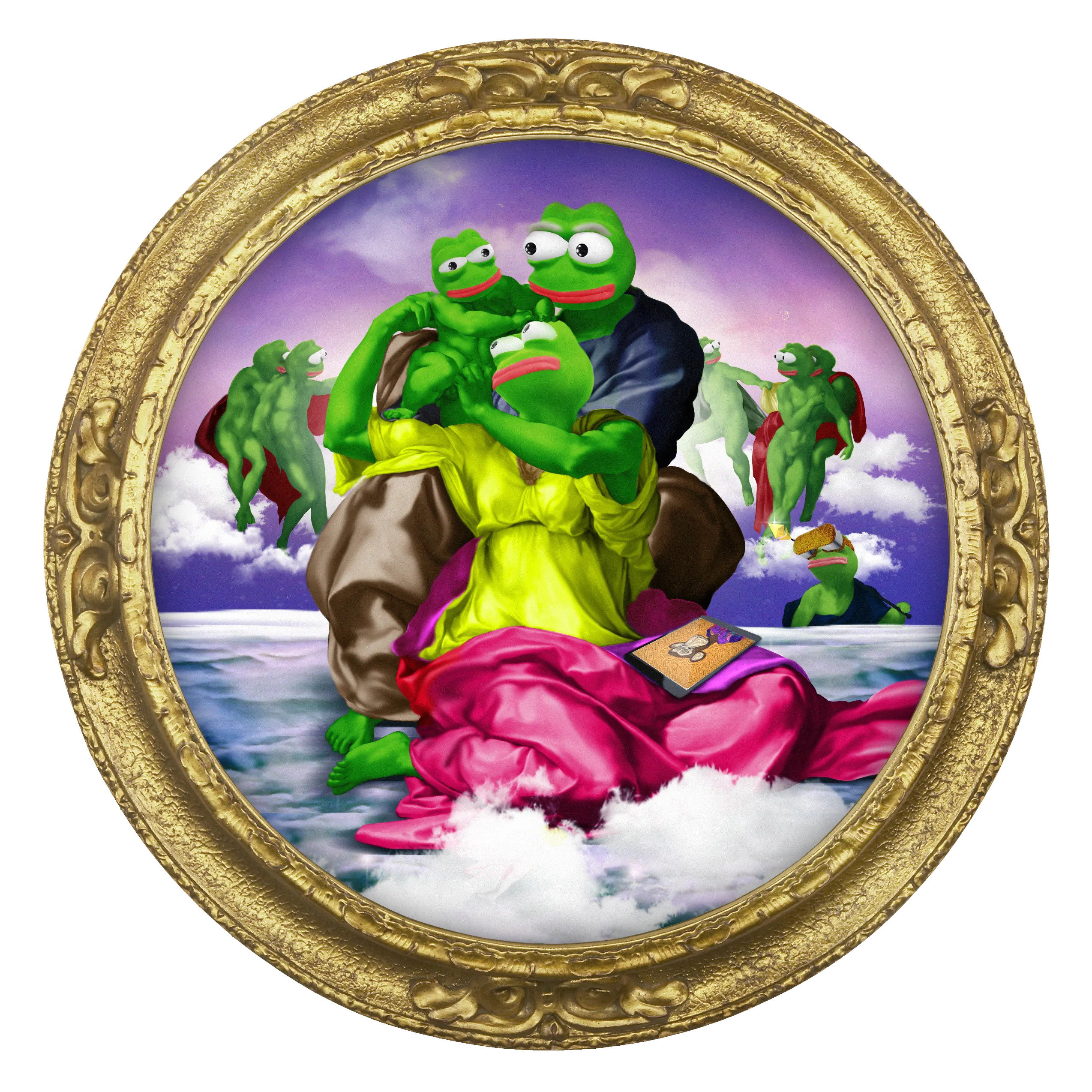 Doni Tondo or Doni Madonna by Michelangelo inspired me to create this piece of art.

Dimensions: 2548 x 2548