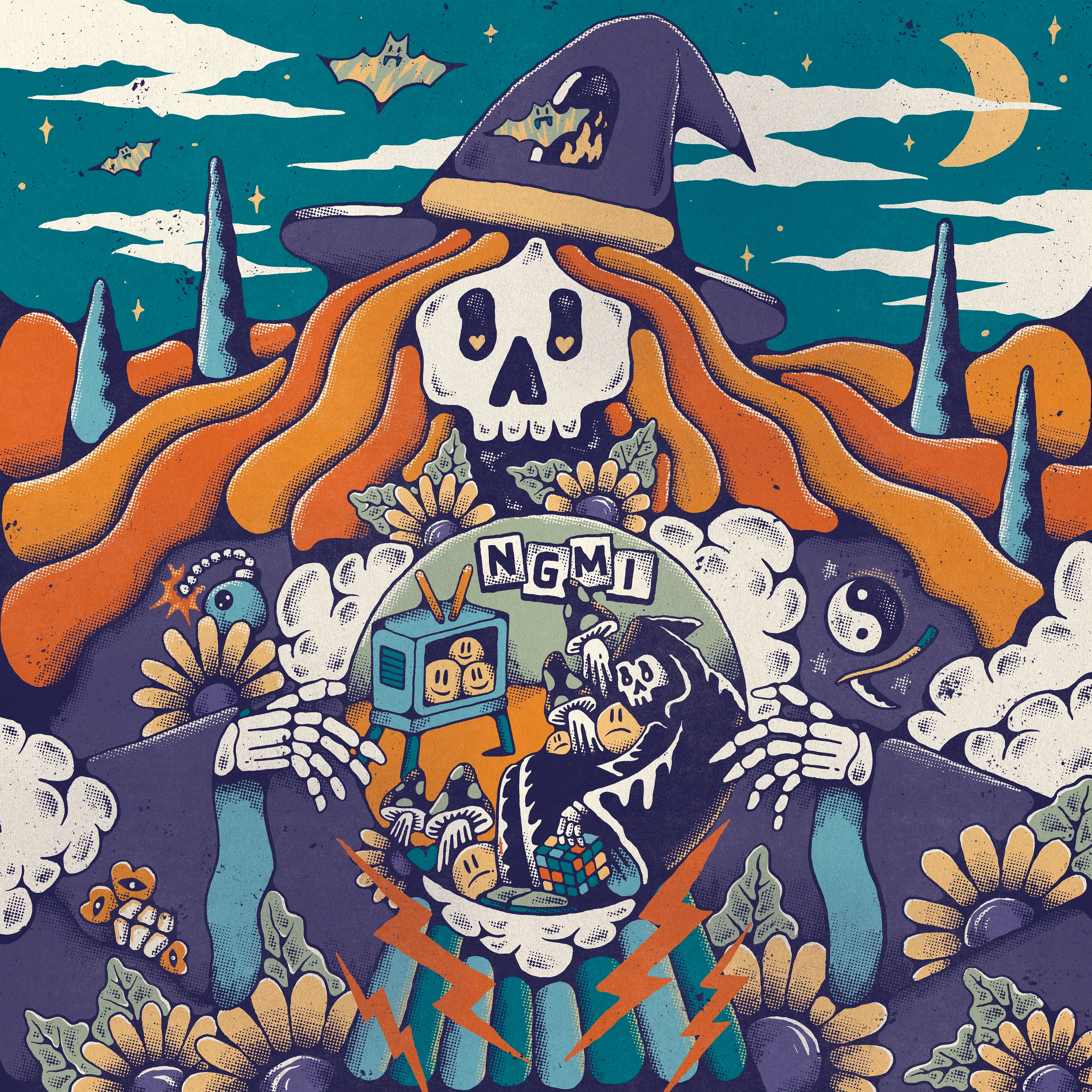 "Everything is not gonna be okay. Save yourself"

Dimension: 5000 x 5000 pixel
Type: JPEG
Date: January 2022