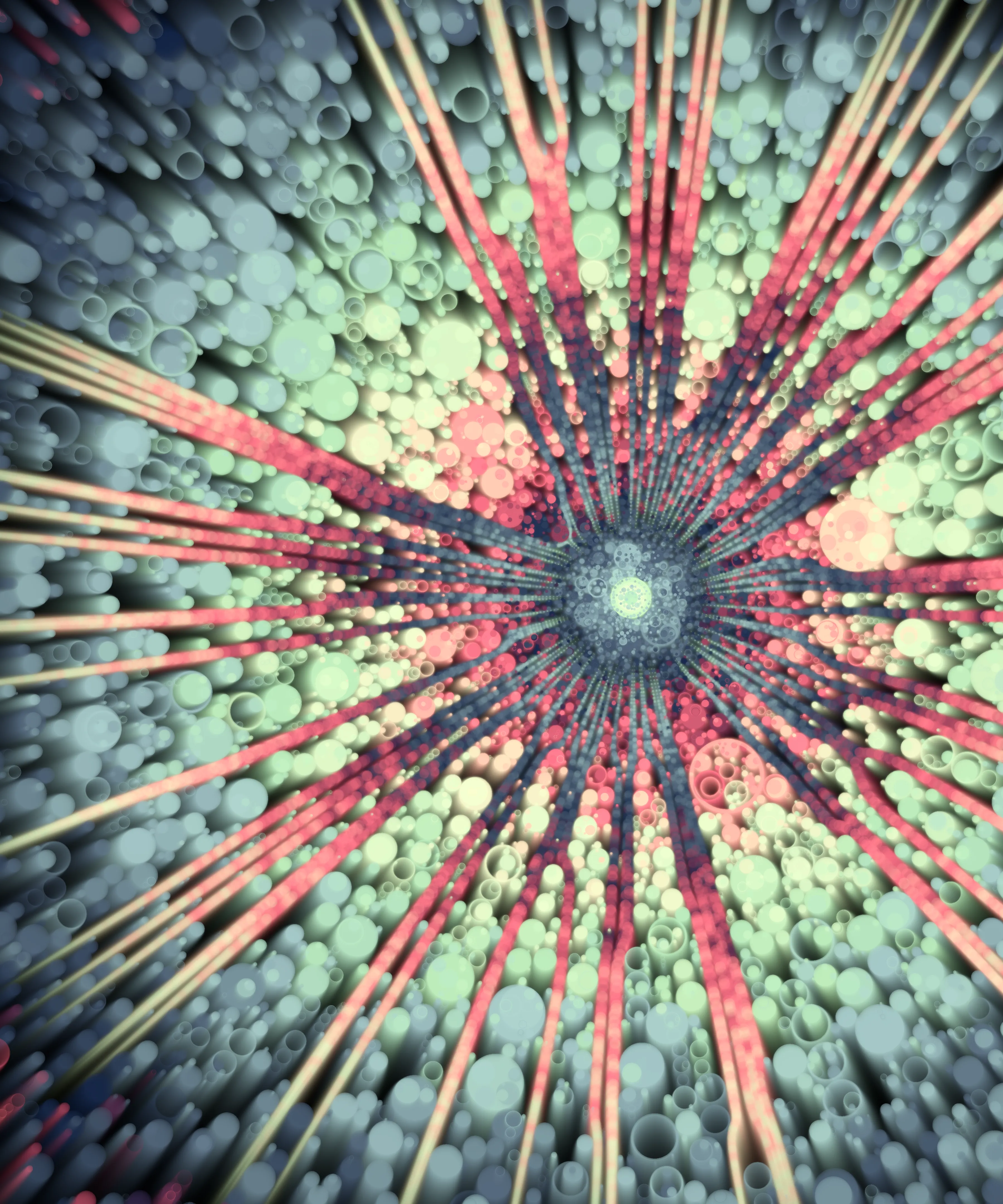 They gave us a message. Four people worked for hours to decipher it. Here is their reward, a remnant of all three parts of the Void-Messengers-Obicera trilogy, here in the "Macha Strawberry" palette.