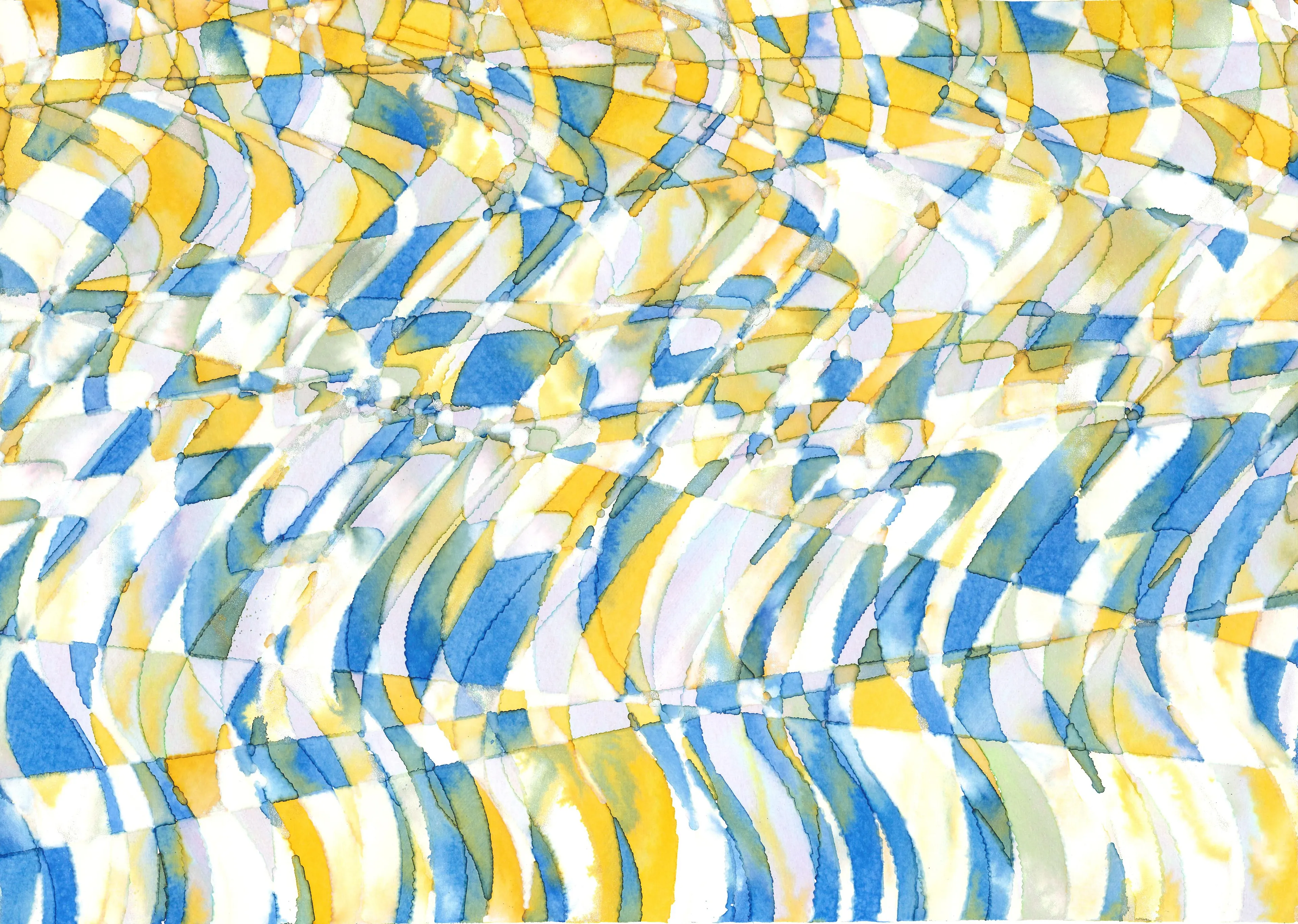 	"Hasn't been right in the middle of it to be done." is an abstract generative watercolor painting created with Python and a pen plotter (Axidraw). The painting instruction (a vector image) is created with a generative algorithm that can produce countless designs. However, due to the nature of plotters and watermedia, this is a unique piece that cannot be replicated even with the same painting instruction.  


	
	It is a 35.6 x 25.4 cm (14 x 10 inch) painting on 300 gsm watercolor paper. The paper size is 40.6 x 30.5 cm (16 x 12 inches). It was painted in 2021 with a customized extra-fine watercolor brush, using assorted ink, watercolor, and liquid pigments. 



	The first owner of the NFT can claim the physical painting by contacting Licia (Twitter: Licia_He, email: liciahe.heretomakeart@gmail.com). The artwork will be signed on the front and shipped flat. The NFT and the physical painting can continue to be traded separately. 