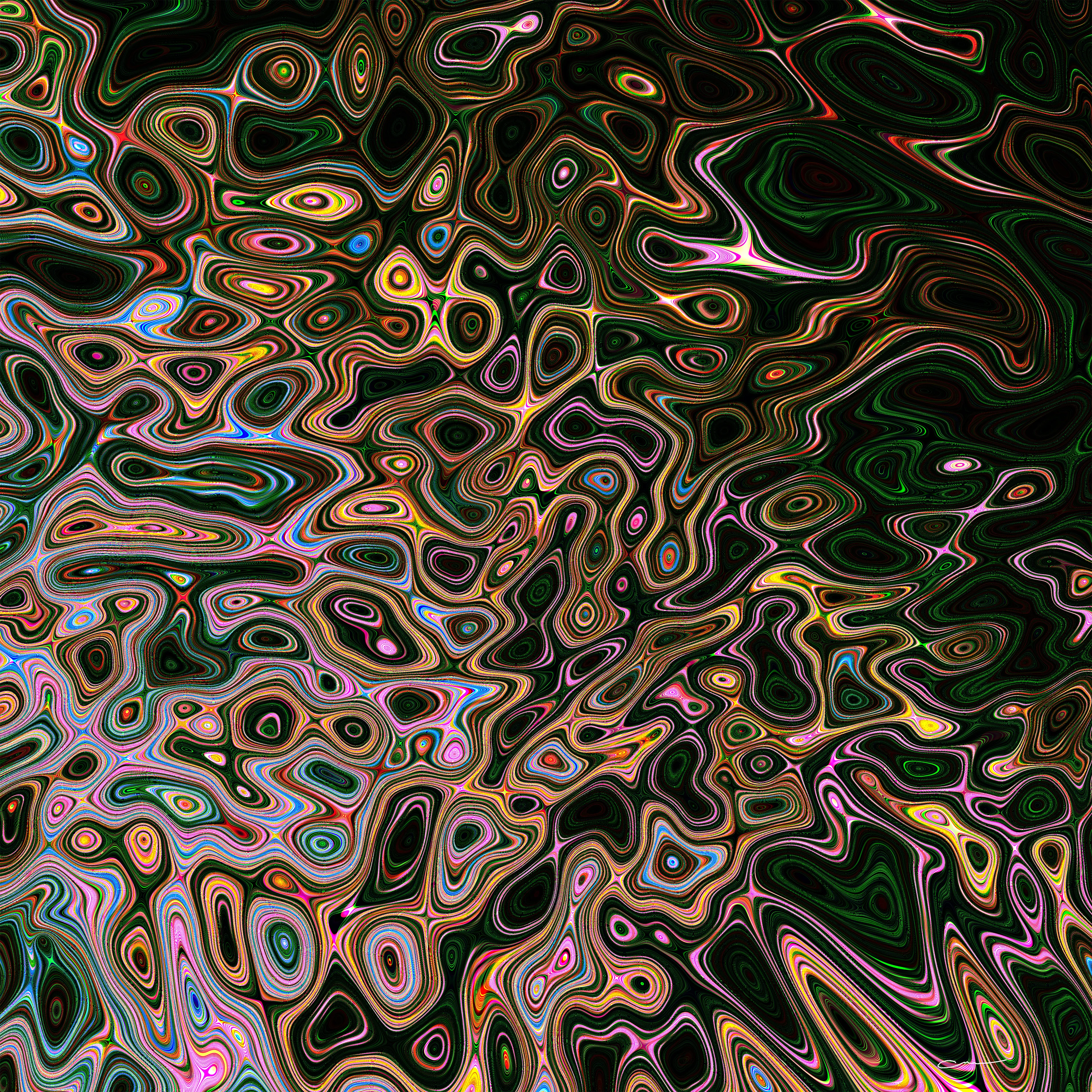 [Che-Yu Wu | Generative Art 4K Classic series]
Classic series will only mint a maximum of 10 works per algorithm on Foundation.

The probability of one different world after another hides between parallel universes and gets distorted in dimensions.
Every moment creates countless causes and effects of division.
The work is one of the shader series.

Year of execution: 2020
Technical data: Algorithm Art, p5.js