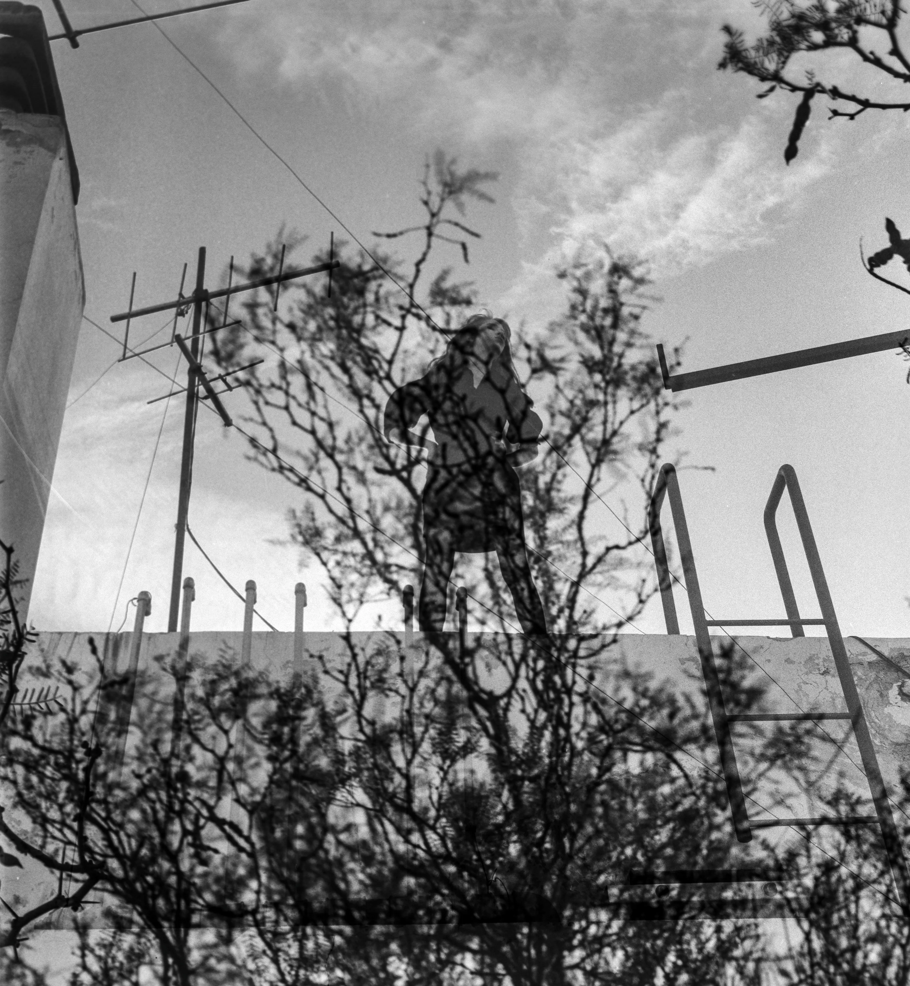 Pictorialistic photographic monotype.
Double negative optical overlapping.
3761px X 3753px 300dpi JPG 1/1 file.

120mm film negative layering/overlapping technique.
Two independent shots found in qualitative time.
Photographed inside Beseler enlarger directly to light.
Via Nikon D750 + Nikkor 55mm macro lens.

Cameras:
Voigtländer Bessa 1932 6x9cm negative.
Rolleiflex Automat 1933 6x6cm negative.

"To bloom between the interstices of the crumbling shadows. The emotional map of the drift towards terraces. Structures do not perceive emotions, they succumb to the delicacy of the ephemeral."

Optional worldwide shipping of one hand developed physical print, Fomabrom fiber based paper, silver emulsion, 50cm x 50cm.

Gino Battiston. Argentina, 1975.
Photographer, cinematographer; 20 years of artistic career. Photography as an element of uniqueness, of deliberately unrepeatable production. He stalks ephemeral points of view, unexpected results. Chaosmosis of the immanently virtual.