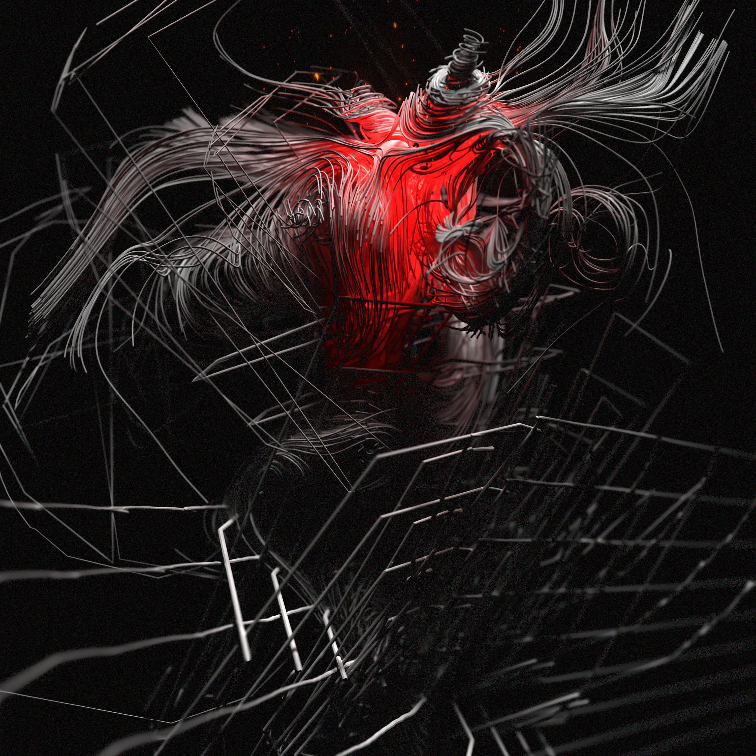 This Morpho completes a series of feelings and forces that attract itself.
Power, dominance and freedom
Combination of curved and straight shapes defines how we are.

Created by Morpho 2022