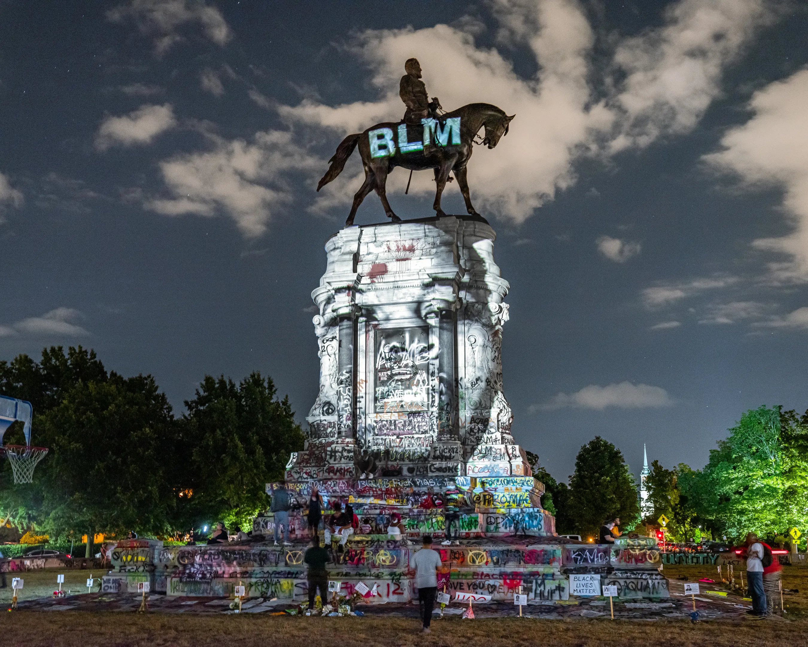 Michael Brown (1996 - 2014)

An excerpt from my story in the February 2021 issue of National Geographic Magazine. The first collector will receive a signed copy.

During protests against police brutality last June in Richmond, Virginia, the defaced statue of Confederate General Robert E. Lee became the site of mass graffiti and illuminated imagery. I caught this moment one late night in June 2020.

Projections by Videometry Visuals (Dustin Klein)

Image size: 2700 x 2160 (4k)