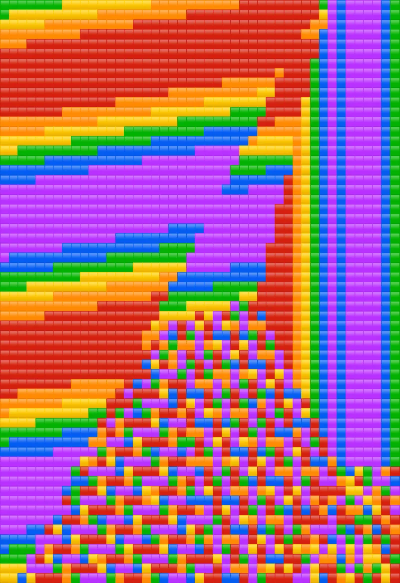 ASCii emoPIXELS CAD is a series of pixel based drawings fully made with emojis. They're made into a CAD environment using NURBS custom tools processed with sin formulas and published as HTML

The piece is an HTML containing 2700 emojis
h0l4.com/emopixels/2

emojis used 🟥 🟧 🟨 🟩 🟦 🟪