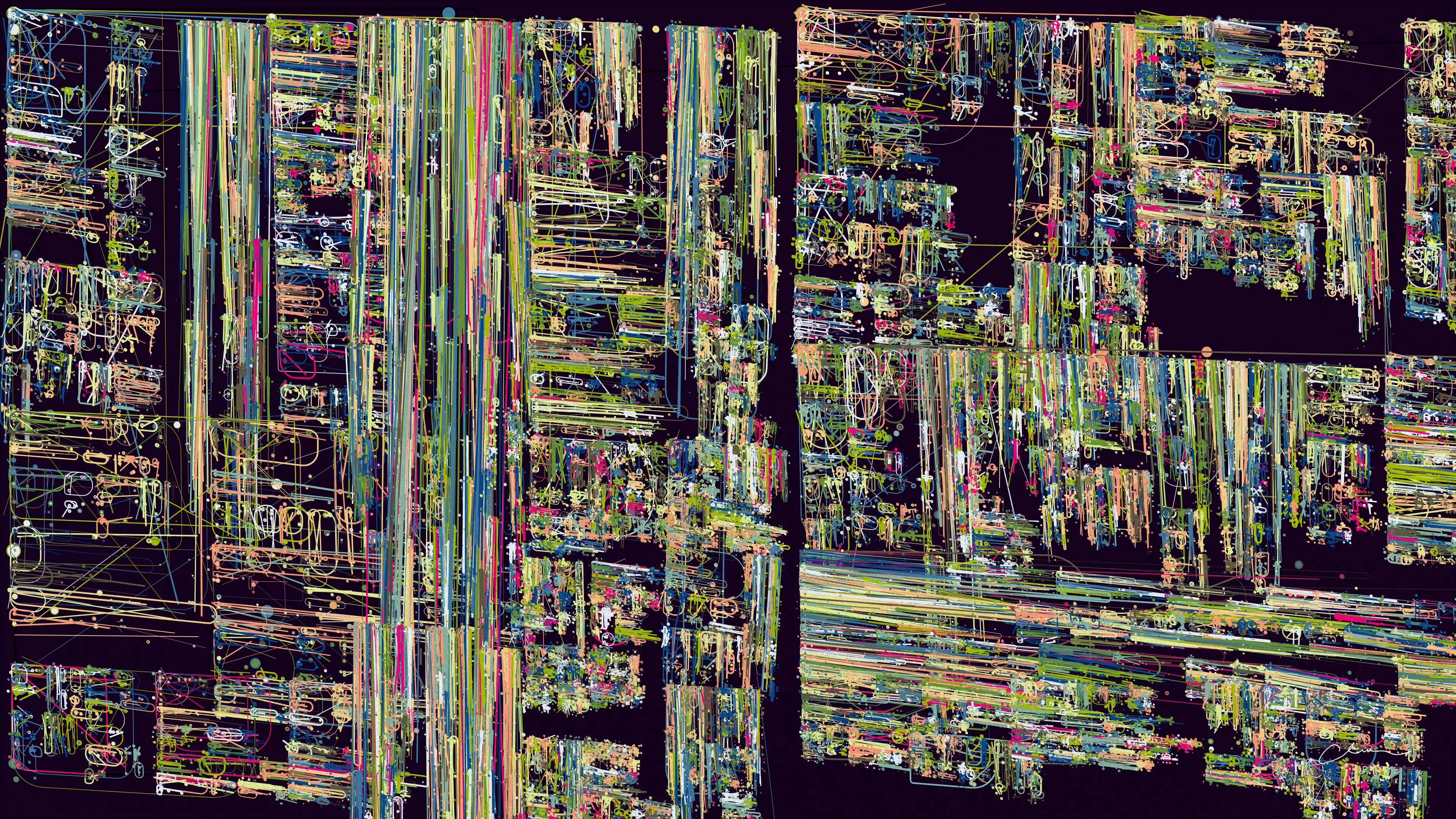 [Che-Yu Wu | Generative Art 4K Classic series]
Classic series will only mint a maximum of 10 works per algorithm on Foundation.

Invisible wires connecting randomness and karma in our life.
The work is one of the recursive shape series with dividing rectangles.

Year of execution: 2020
Technical data: Algorithm Art, p5.js