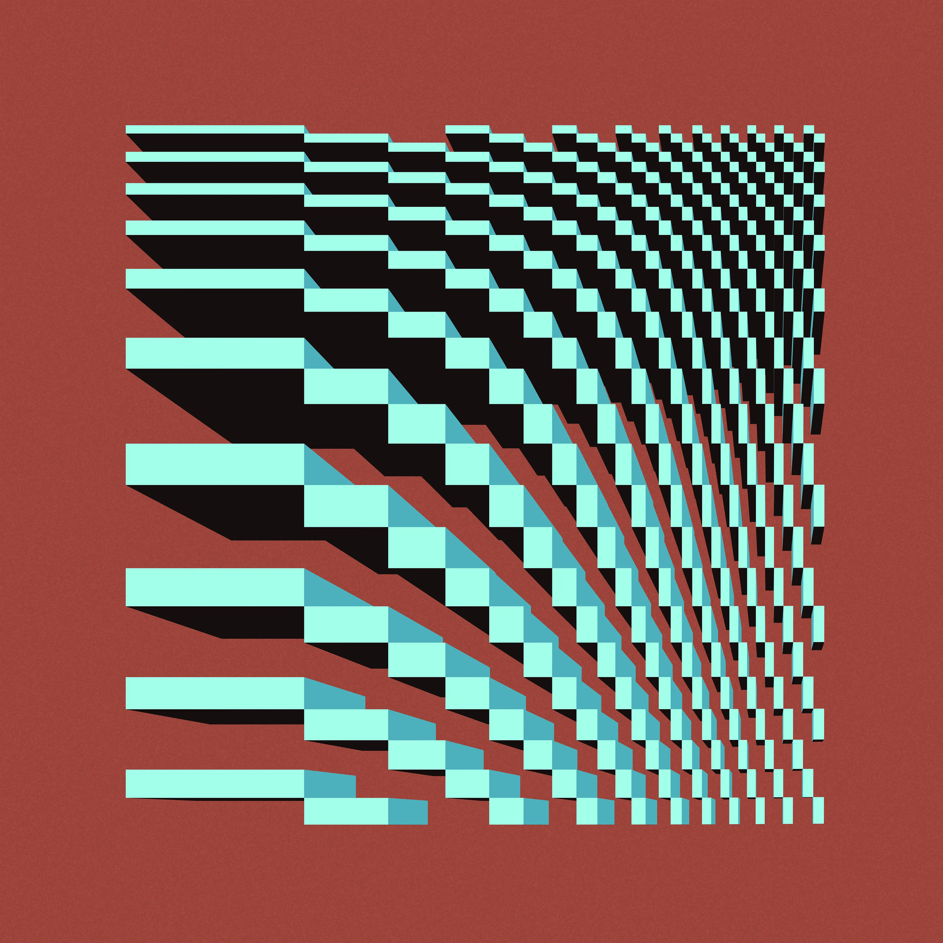 6000 x 6000.
Studies in the perception shift from 2d/3d space.