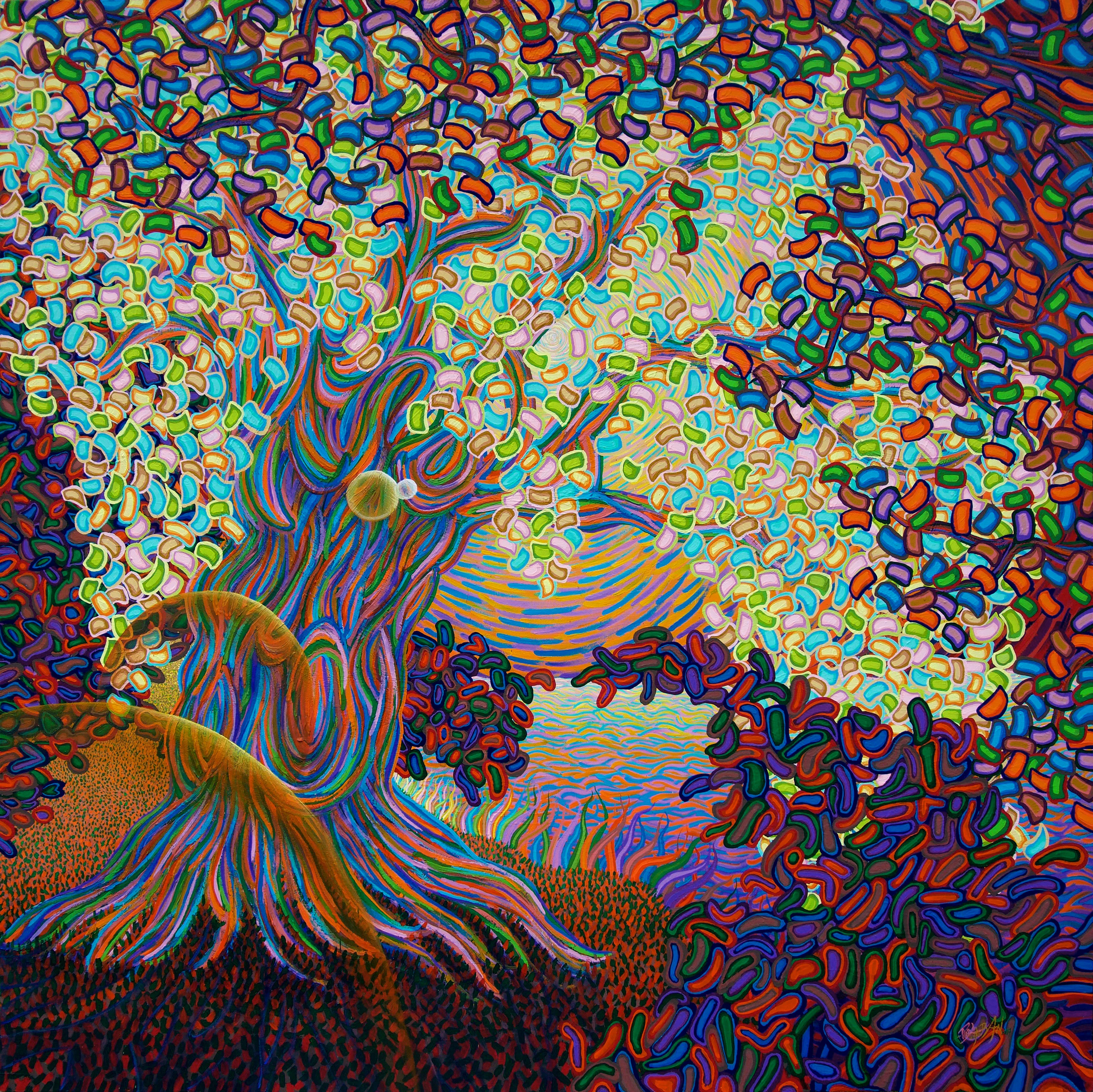 As a traveling artists I'm most of the time away from home. I created this piece not only as a nostalgic reminder, but also as a way to bring forth a certain feeling of aliveness upon the viewer...

Back home to he essence of nature.

'I experience a period of frightening clarity in those moments when nature is so beautiful. I am no longer sure of myself, and the paintings appear as in a dream.'

Vincent Van Gogh
