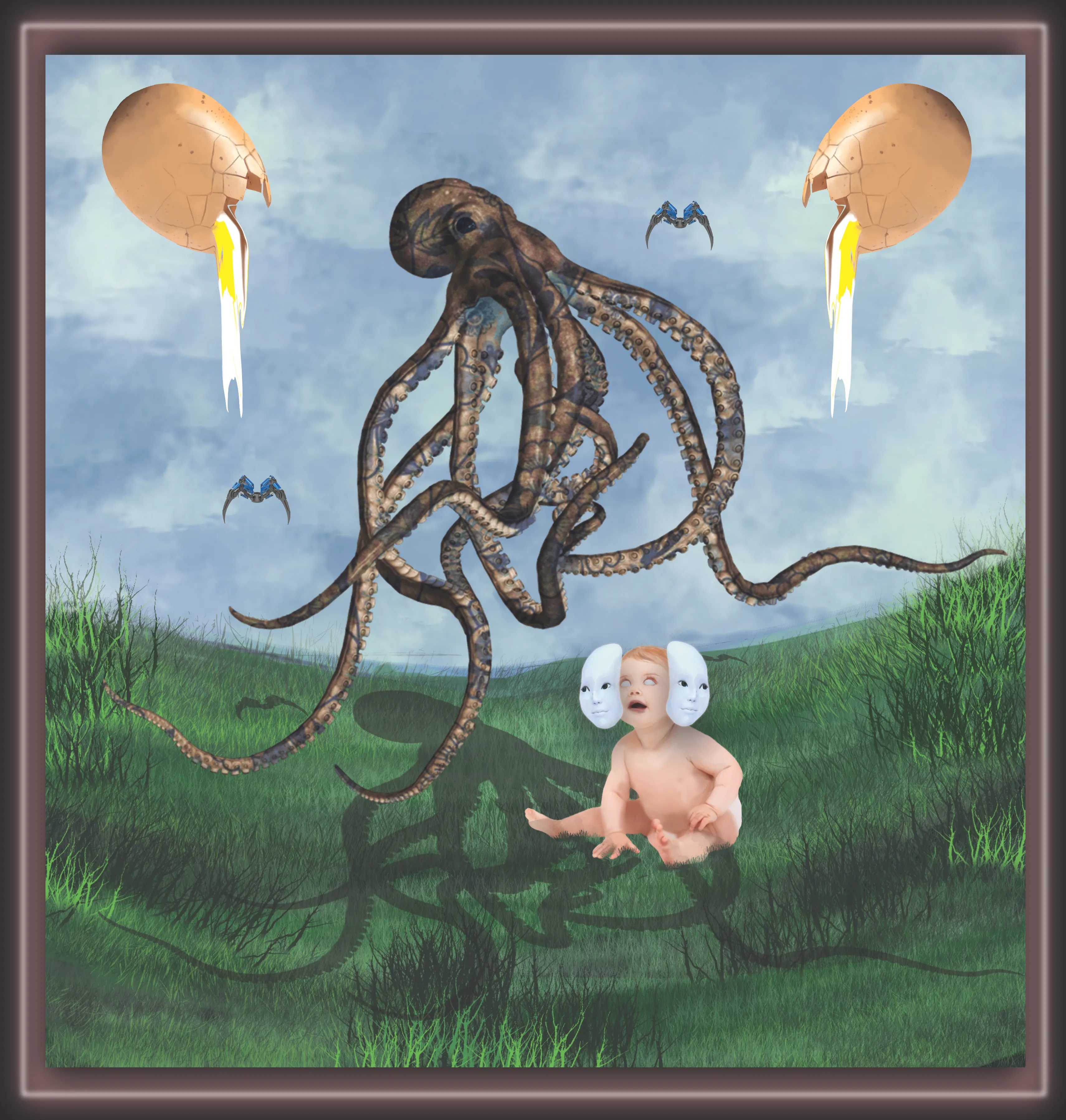 Life seems immortal: it flourishes even if we spill it.

But not alive technology larks on the horizon, and beware, because life might be helpless.

Remember: not every octopus is a Kraken.
