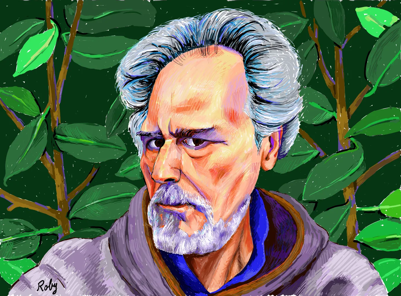 Self-portrait of me at the ripe old age of 74