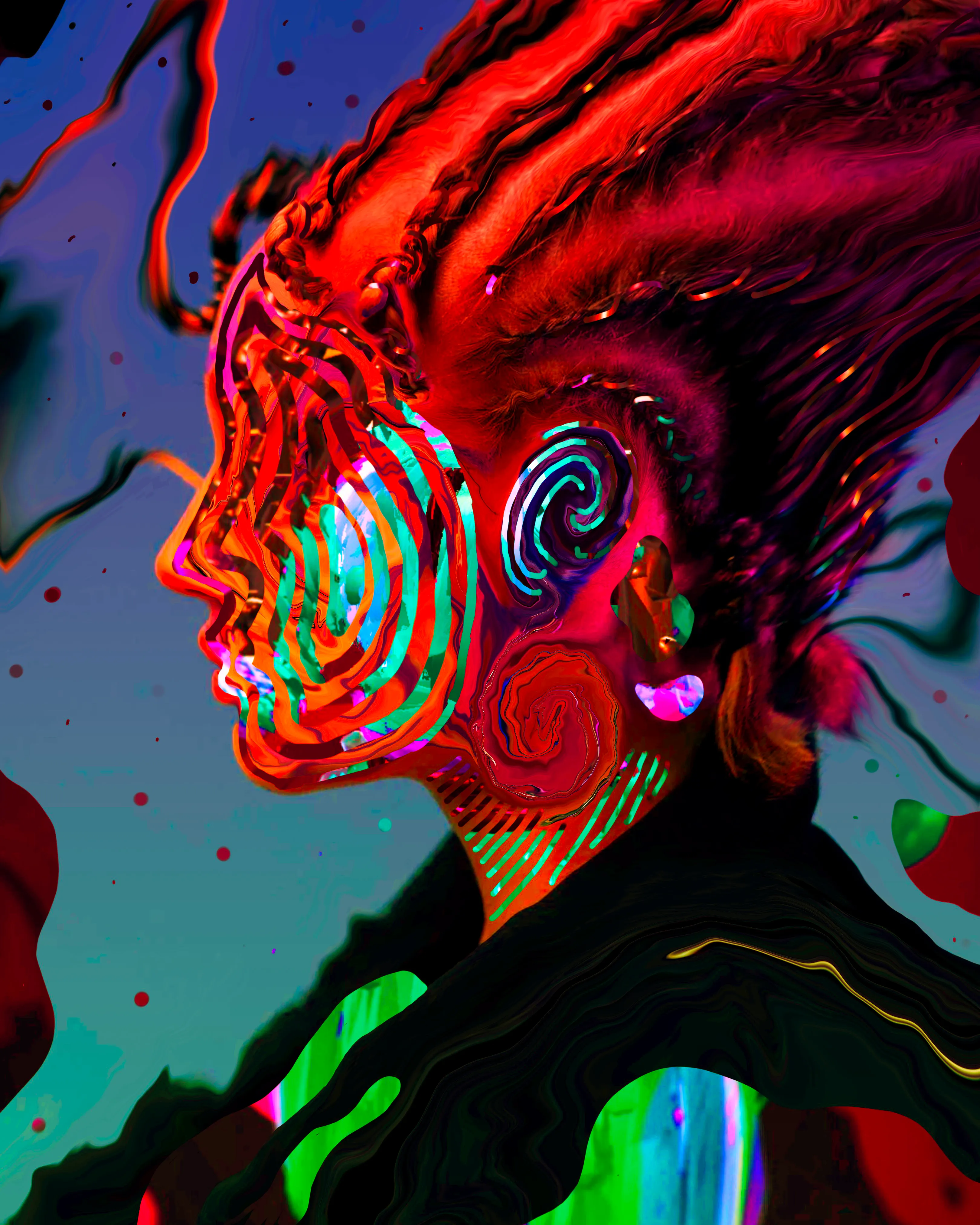 "Luscious Life" NFT Collection Classic Selection.

Size: 3240 x 4050 pixels

NFT 1/1 Collectible

SweetChaotica supports the importance of diverse art in underrepresented communities. There are a variety of different creatives and wanting to express themselves with full force. Inspired by cyberpunk and this idea of being the voice of the future. A ripple effect full of dream chasers.