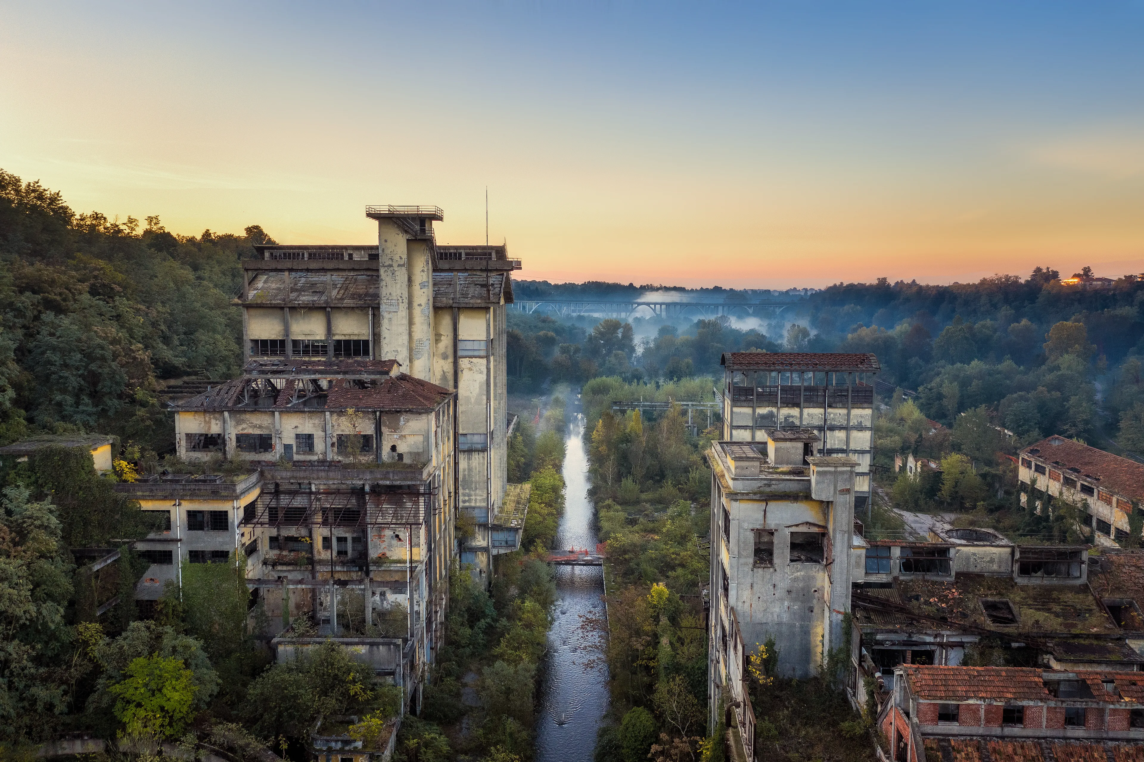 Italy was once known for its high-quality textiles. Made in Italy was a trademark. 
Today, many of the well-known designer brands prefer to resort to cheaper production solutions. As a result, dozens of cotton mills and linen factories are now modern ruins and entire areas of Italy have been transformed into dystopian landscapes.
