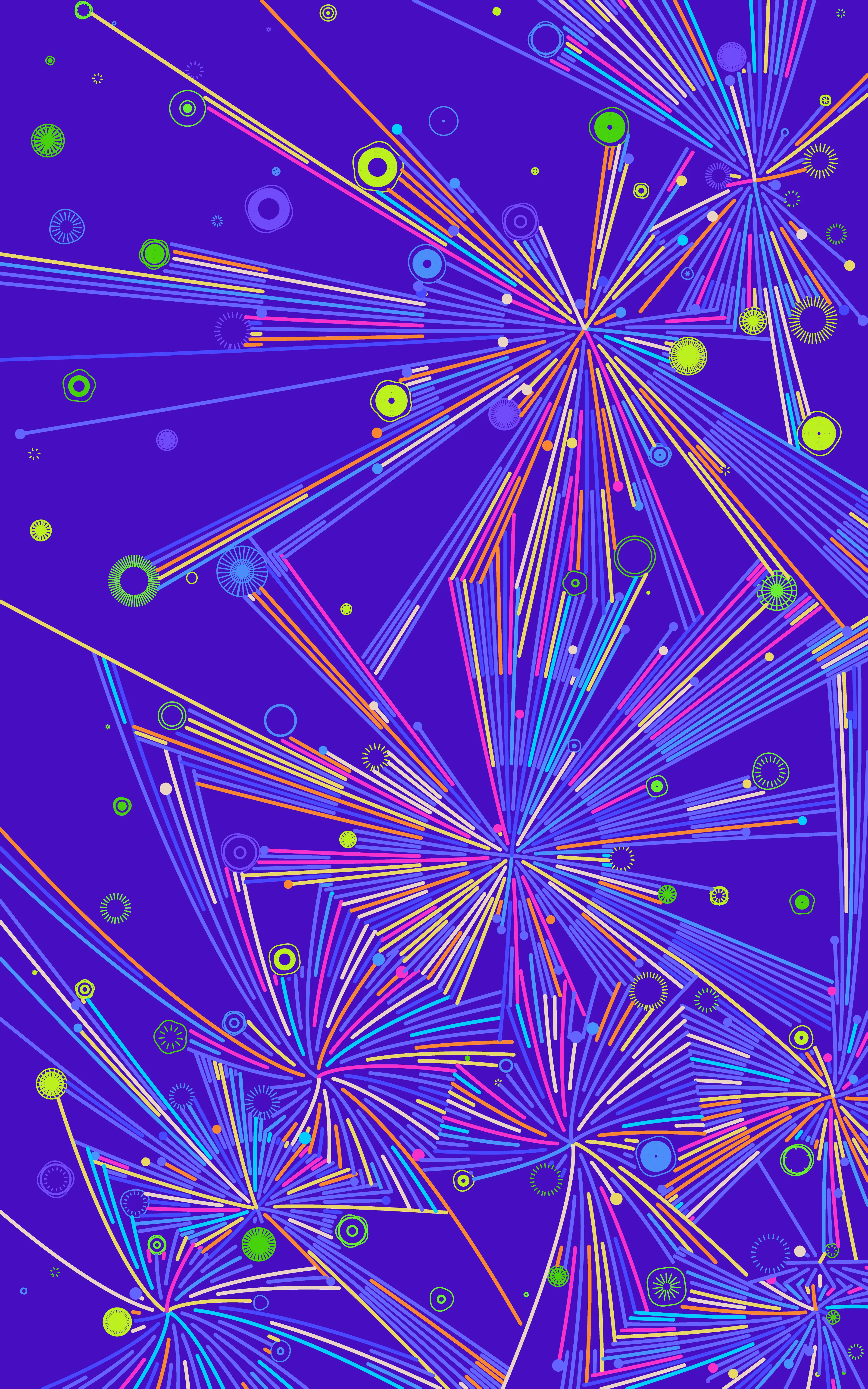 Created with a generative algorithm made in p5JS. I wanted to capture the randomness of "cells" growing outward and hitting other geometry, causing them to malform as they expand. 

The purchaser of this NFT can contact me for a 1/1 pen plot version of this design! The print will be on 12"x18" archival paper in either black or white.  