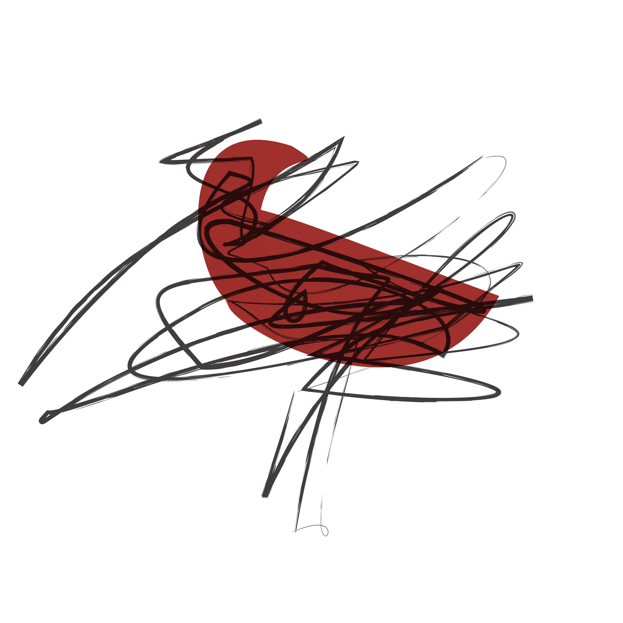 A generative system that discovers birds.
Using CLIP (Contrastive Language–Image Pre-training) and DiffVG (Differentiable Vector Graphics Rasterization).

Unlimited resolution PDF available to collectors upon request.
