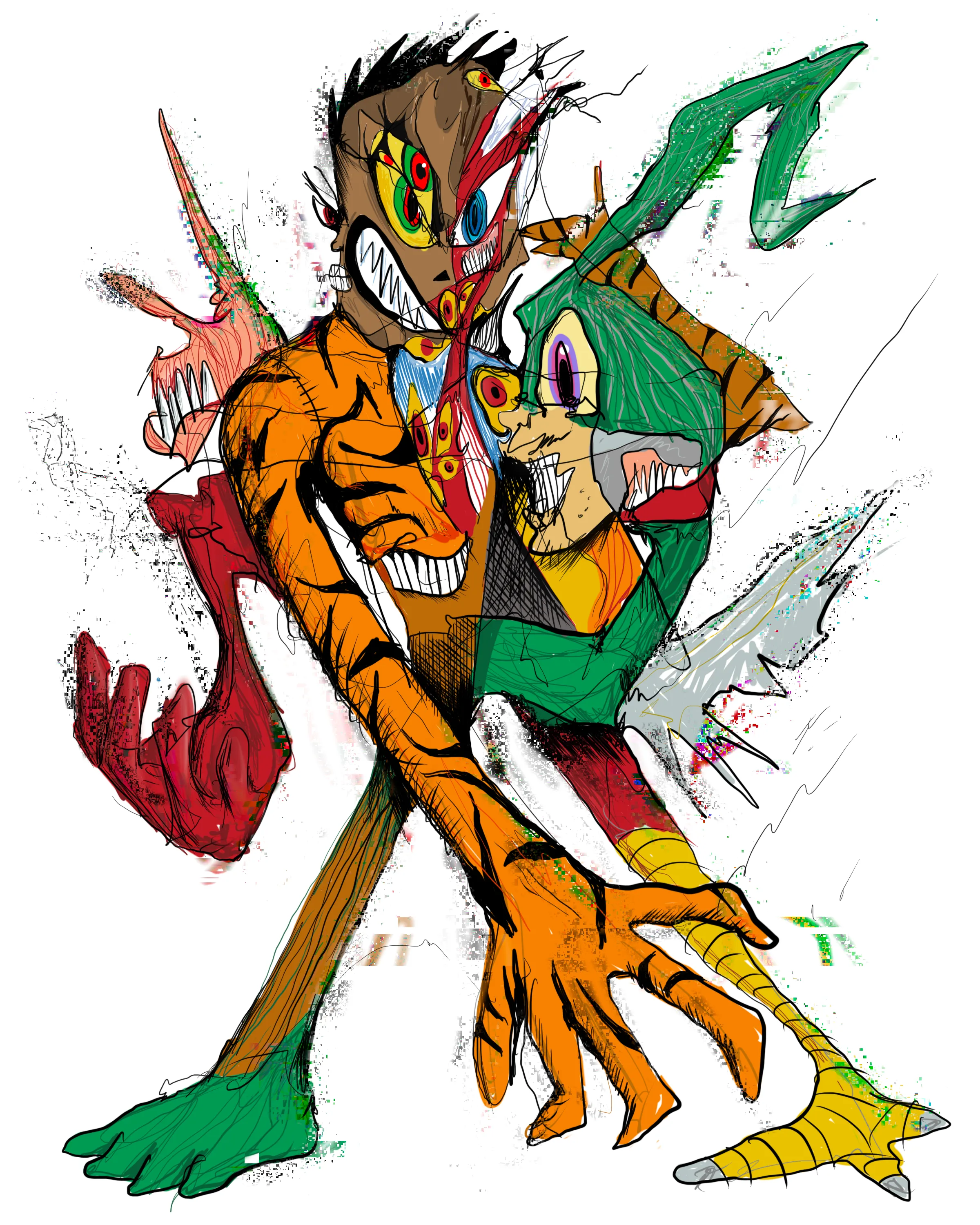 
chimera • \kye-MEER-uh\ • noun. 1 : an imaginary monster compounded of incongruous parts 2 : an illusion or fabrication of the mind; especially : an unrealizable dream.