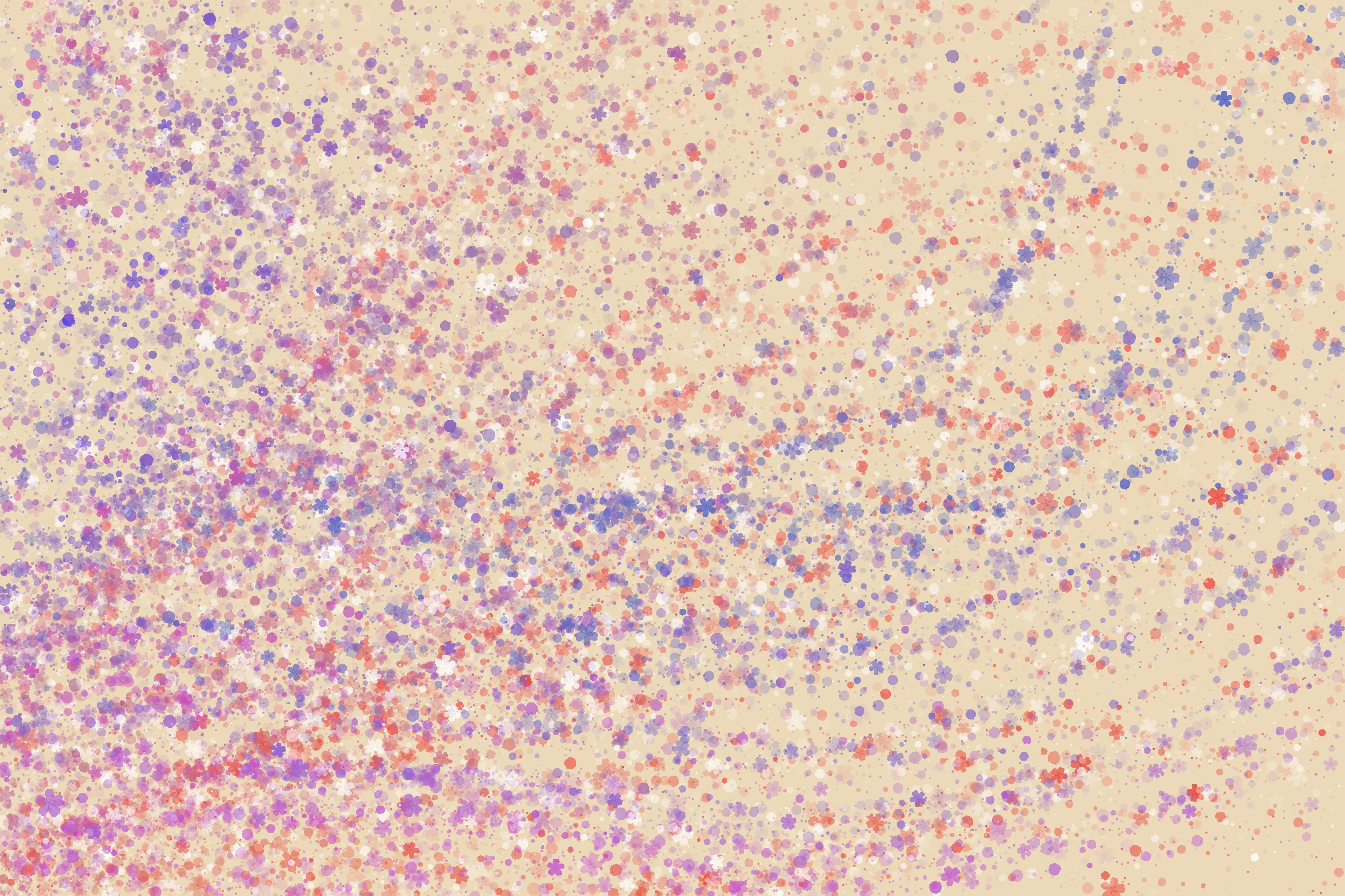"The Way Cherry Blossoms Flow" is a generative abstract series that explores combination of colors.

Dimensions: 9000×6000
Year: 2021