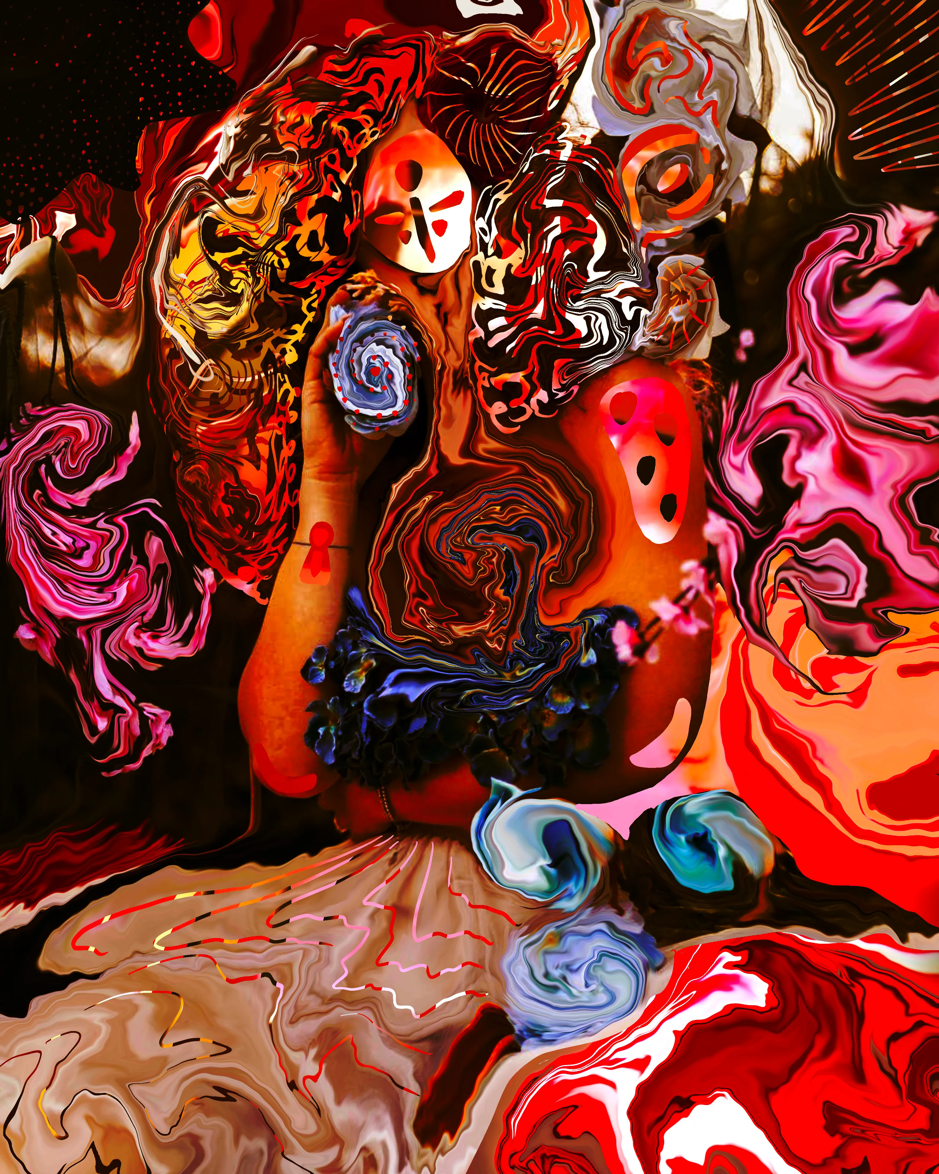 "Luscious Life" NFT Collection Exclusive Selection.

Size: 3240 x 4050 pixels

NFT 1/1 Collectible

DragonHeart is a piece that reflects the pandora's box of blended realities. I was inspired by the aeons (gods) in final fantasy and how they used their magic to define human life. The complexities of the soul and sensuality.