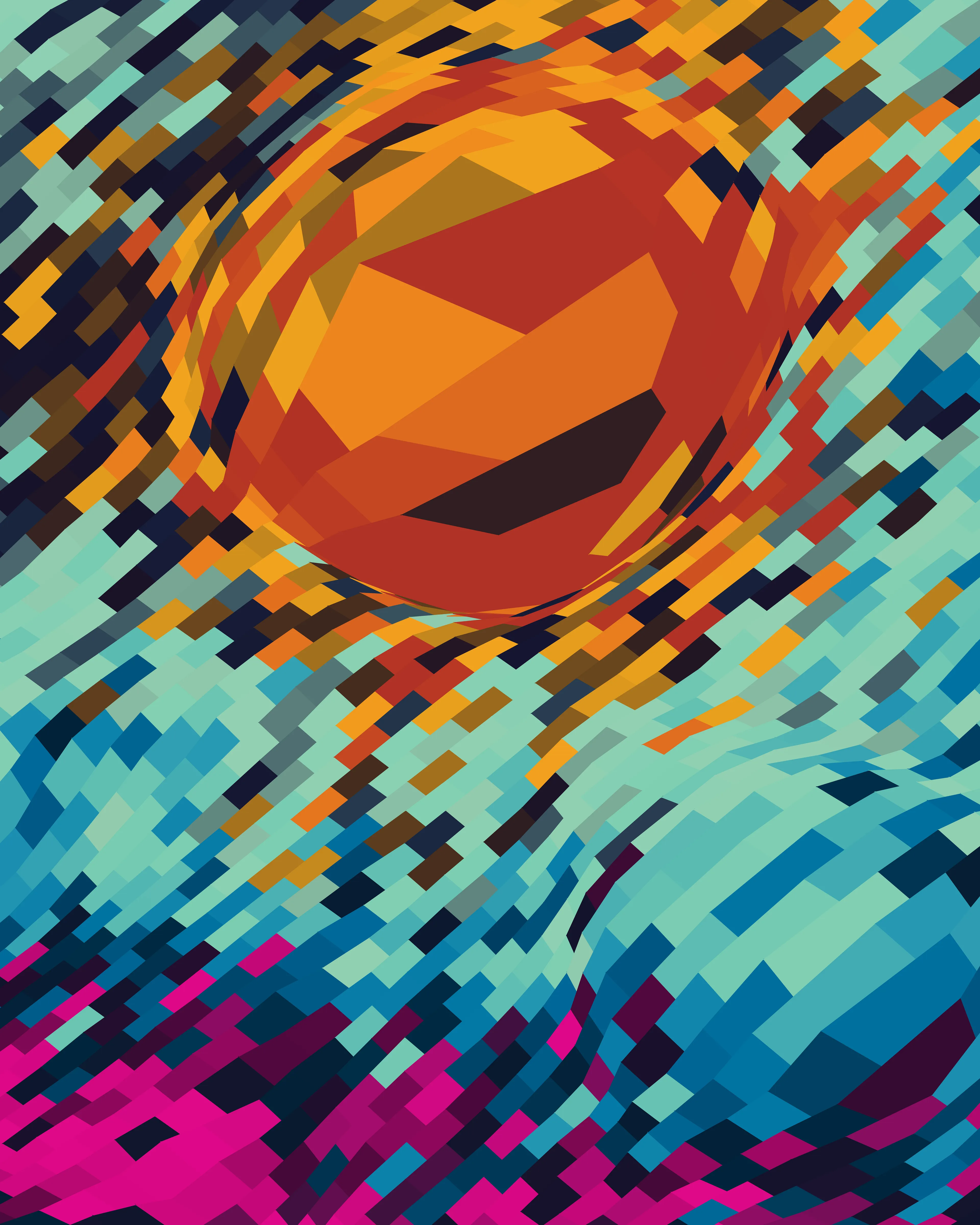 * !#  !* !! $ $ !%  ,  @ !! ) !& * !( @$

Year: 2021
Size: 4800x6000 px
Edition Info: #3 of 3 one-of-a-kind works produced from bendotk's generative algorithm "Void".